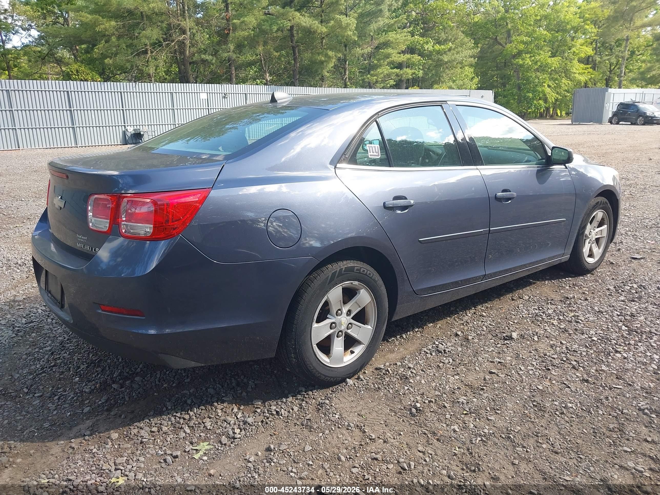 2014 Chevrolet Malibu 1ls Синий vin: 1G11B5SL0EF104102