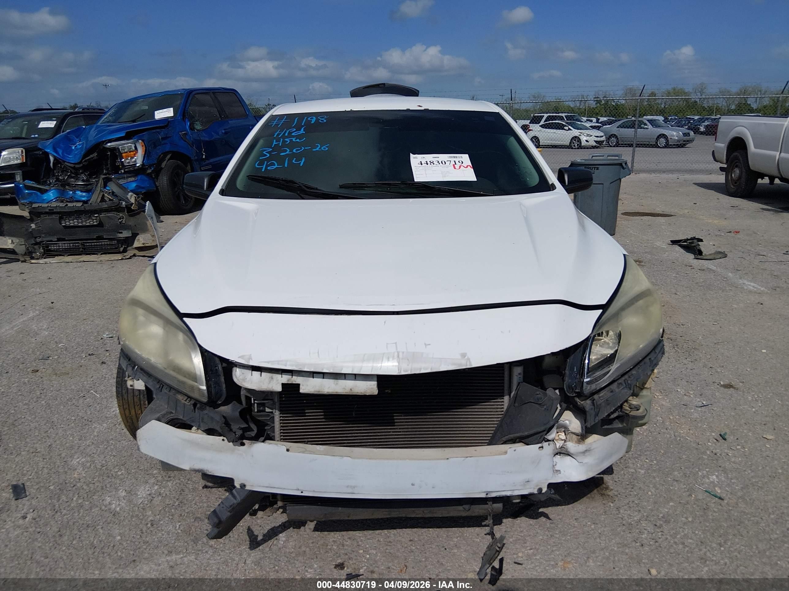 2014 Chevrolet Malibu 1ls White vin: 1G11B5SL0EF104214