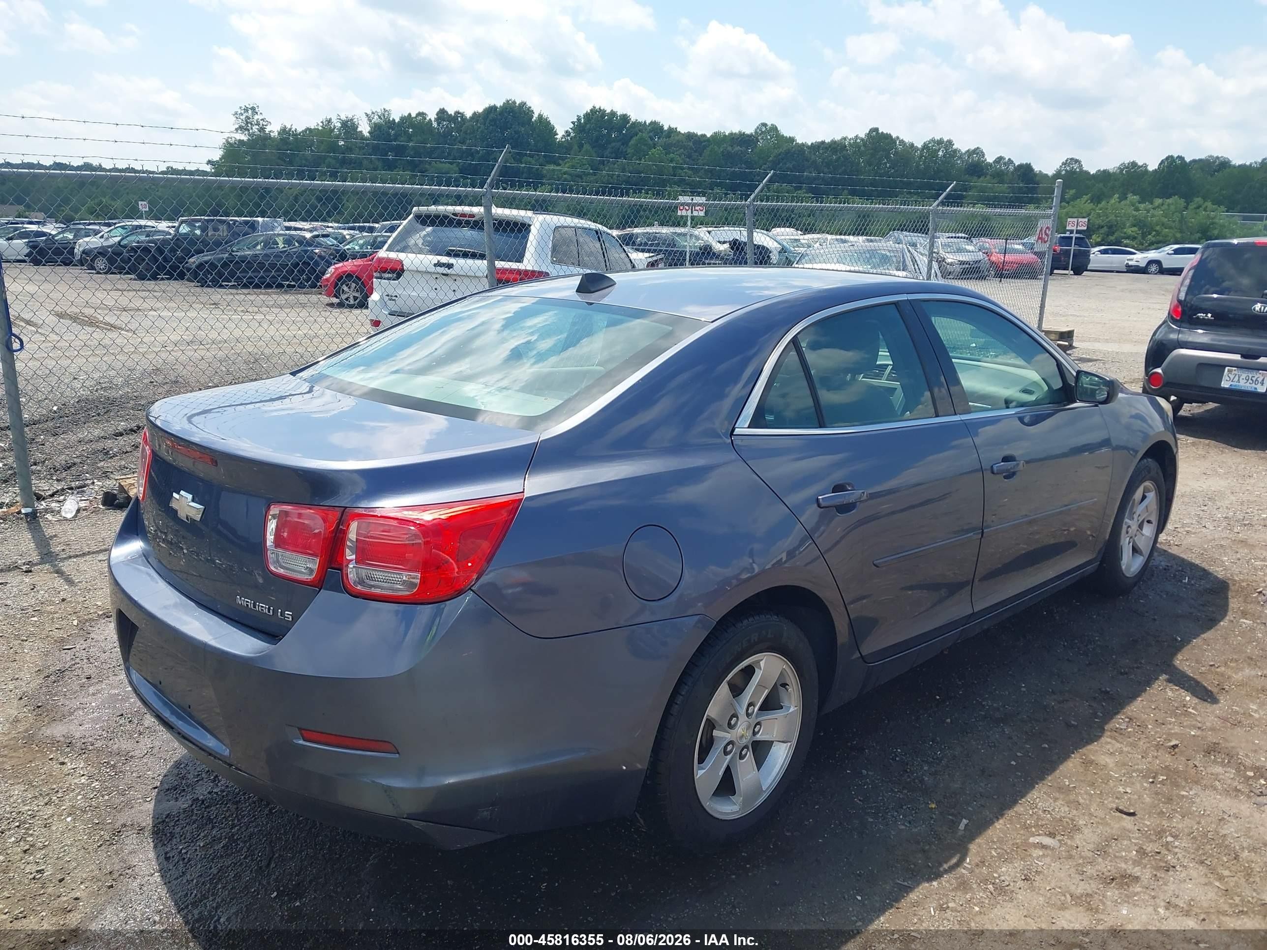 2014 Chevrolet Malibu 1ls Blue vin: 1G11B5SL0EF127492