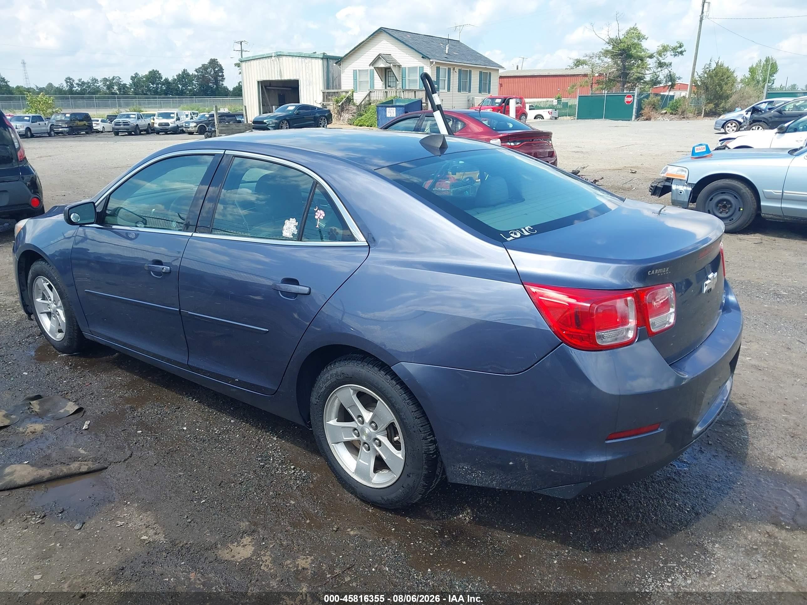 2014 Chevrolet Malibu 1ls Blue vin: 1G11B5SL0EF127492