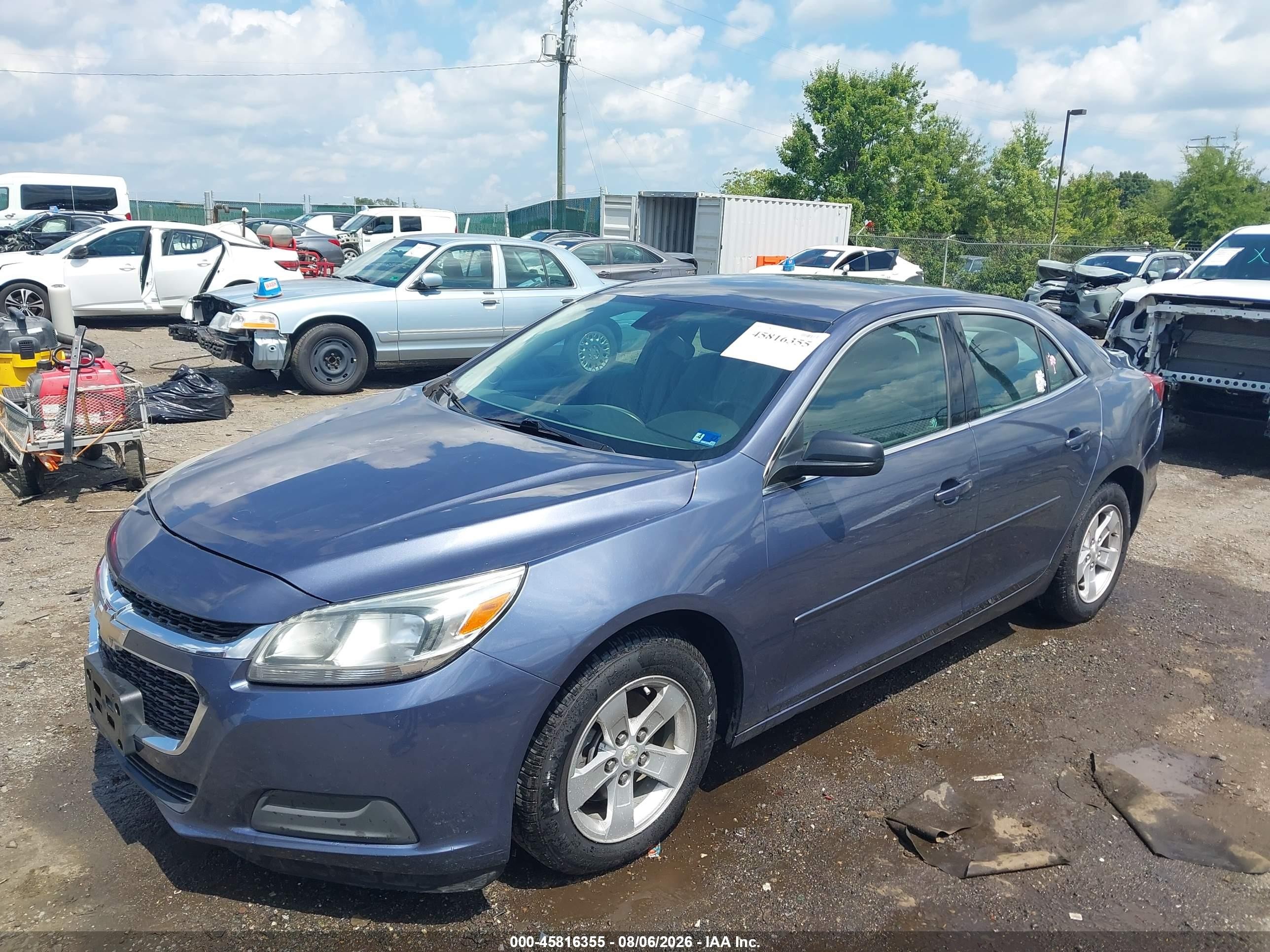 2014 Chevrolet Malibu 1ls Blue vin: 1G11B5SL0EF127492