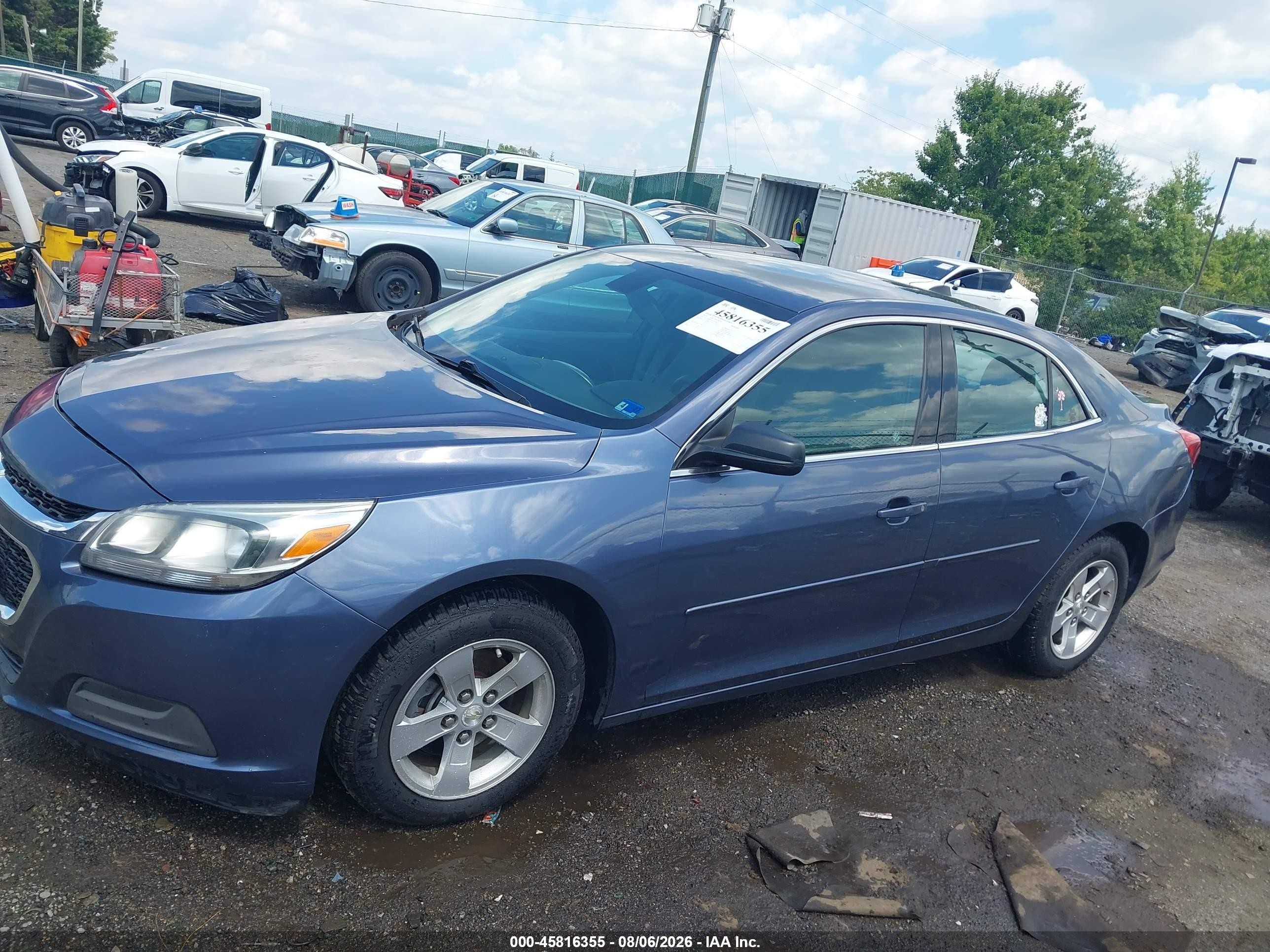 2014 Chevrolet Malibu 1ls Blue vin: 1G11B5SL0EF127492
