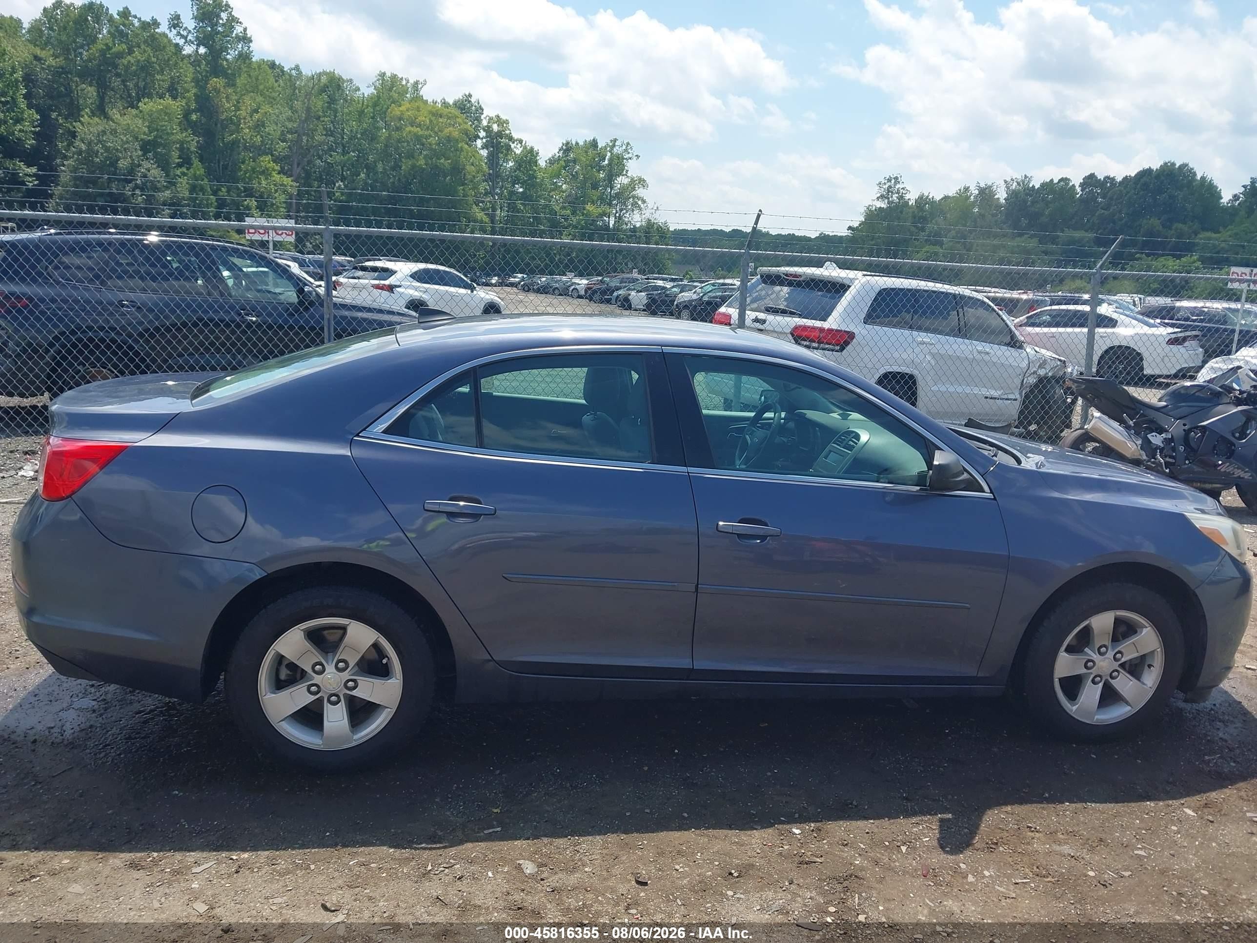 2014 Chevrolet Malibu 1ls Blue vin: 1G11B5SL0EF127492
