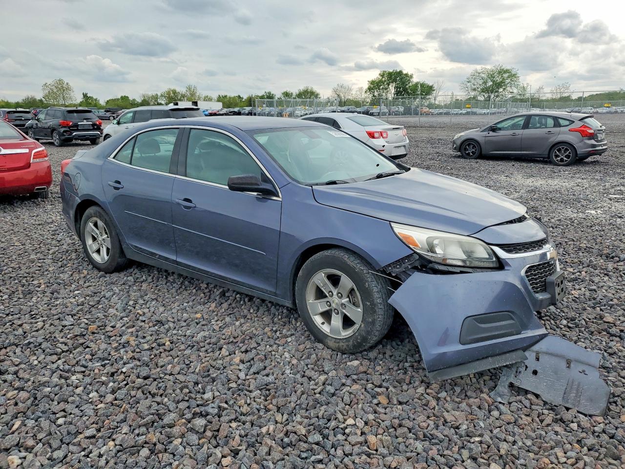 2014 Chevrolet Malibu Ls Blue vin: 1G11B5SL0EF165255
