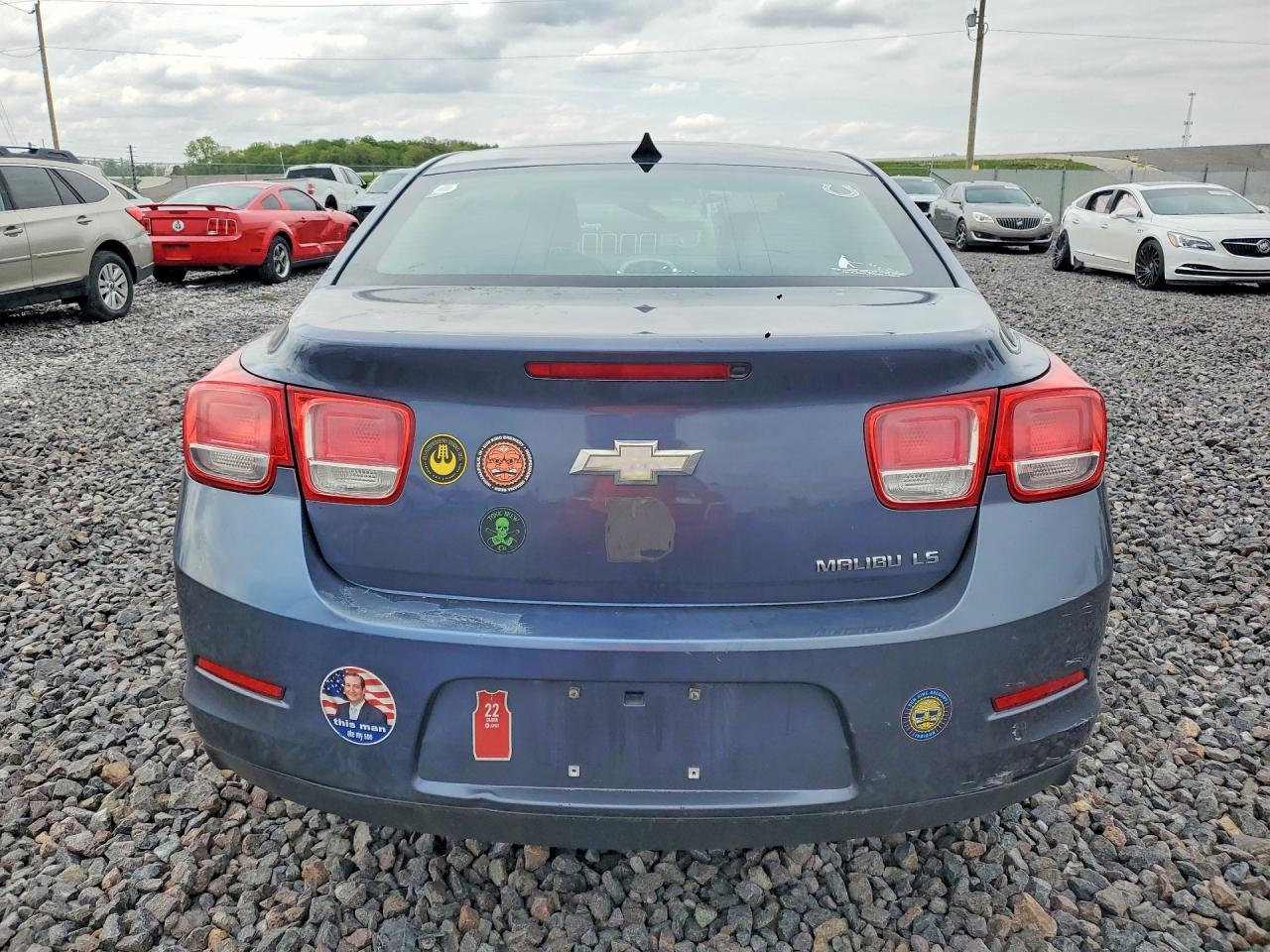 2014 Chevrolet Malibu Ls Blue vin: 1G11B5SL0EF165255