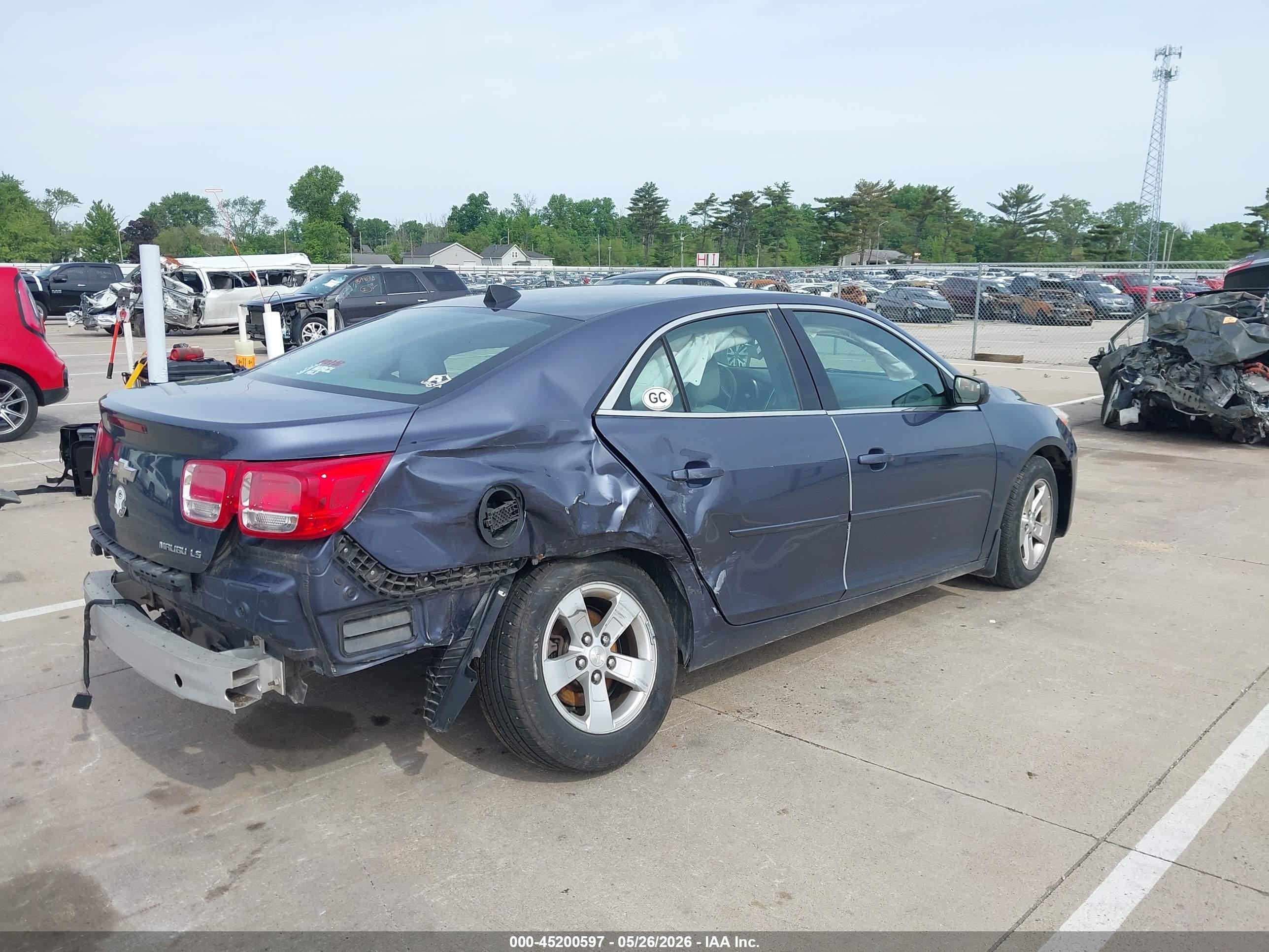 2014 Chevrolet Malibu 1ls Blue vin: 1G11B5SL0EF172674