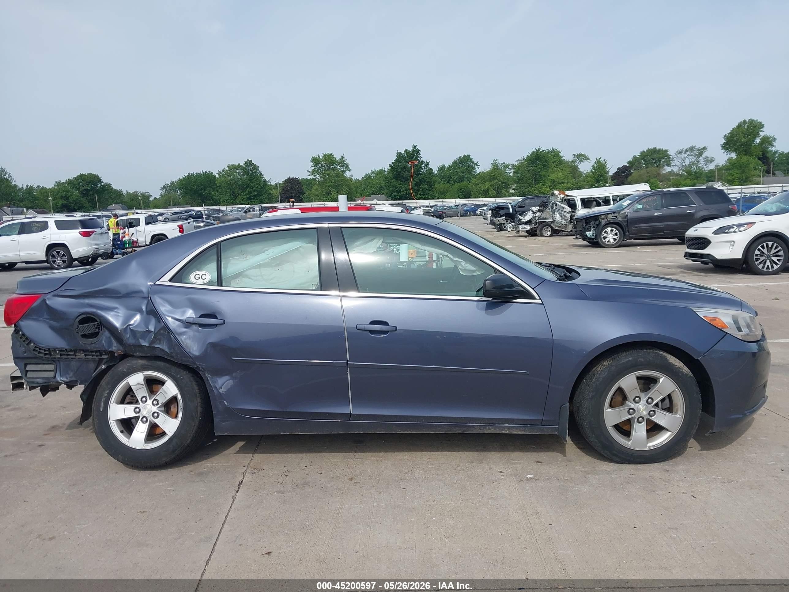 2014 Chevrolet Malibu 1ls Blue vin: 1G11B5SL0EF172674