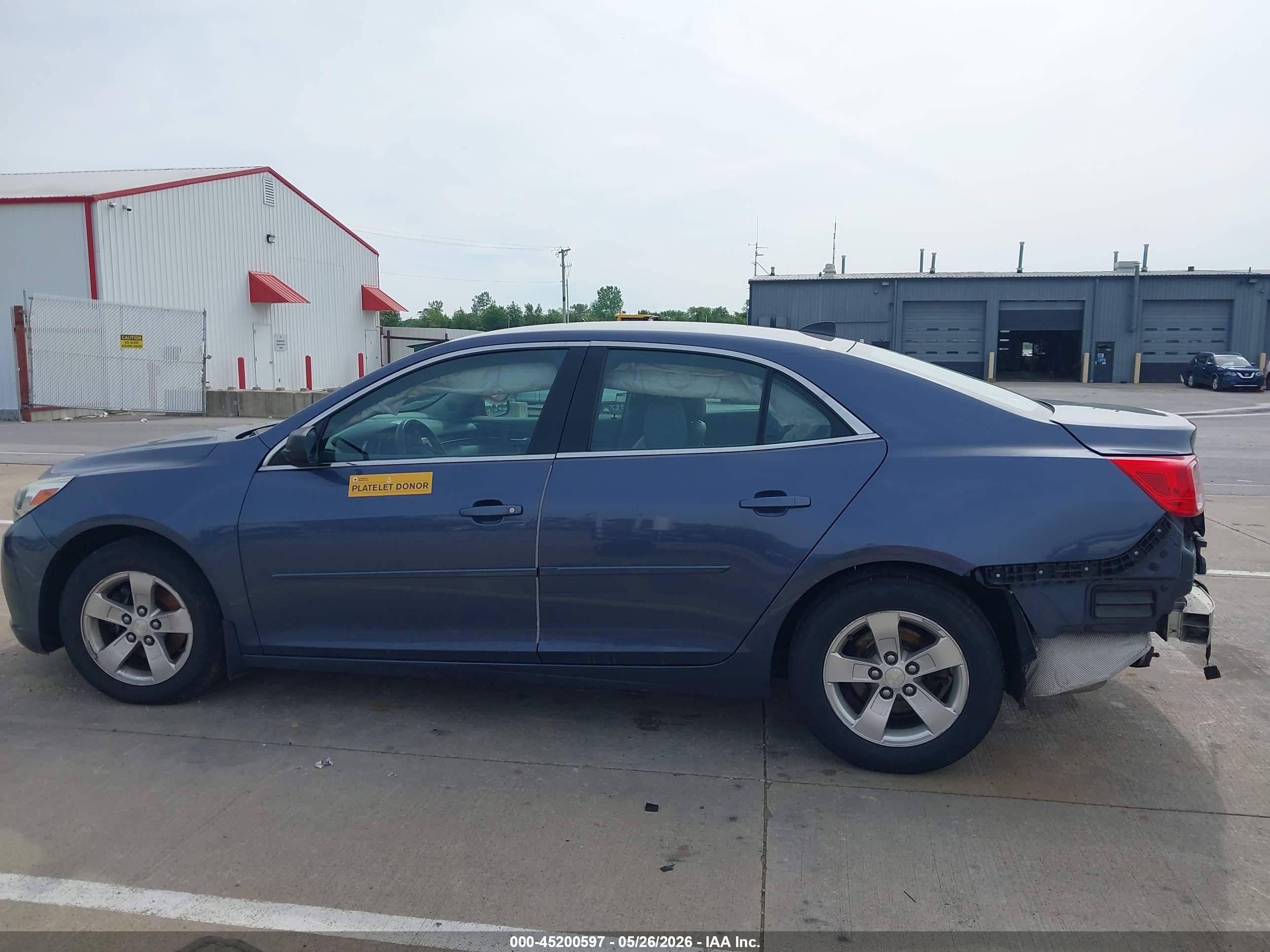2014 Chevrolet Malibu 1ls Blue vin: 1G11B5SL0EF172674
