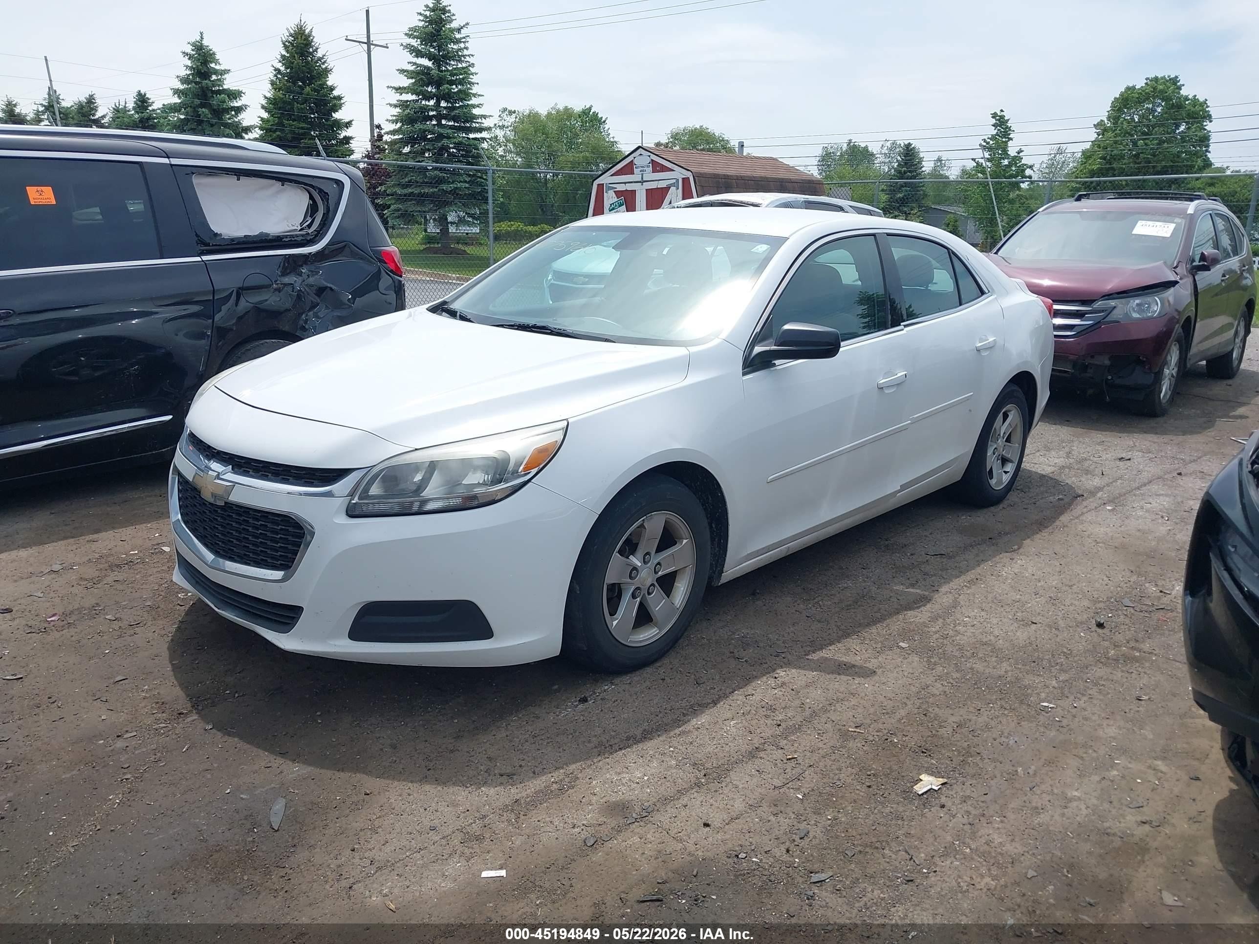 2014 Chevrolet Malibu 1ls White vin: 1G11B5SL0EF208380