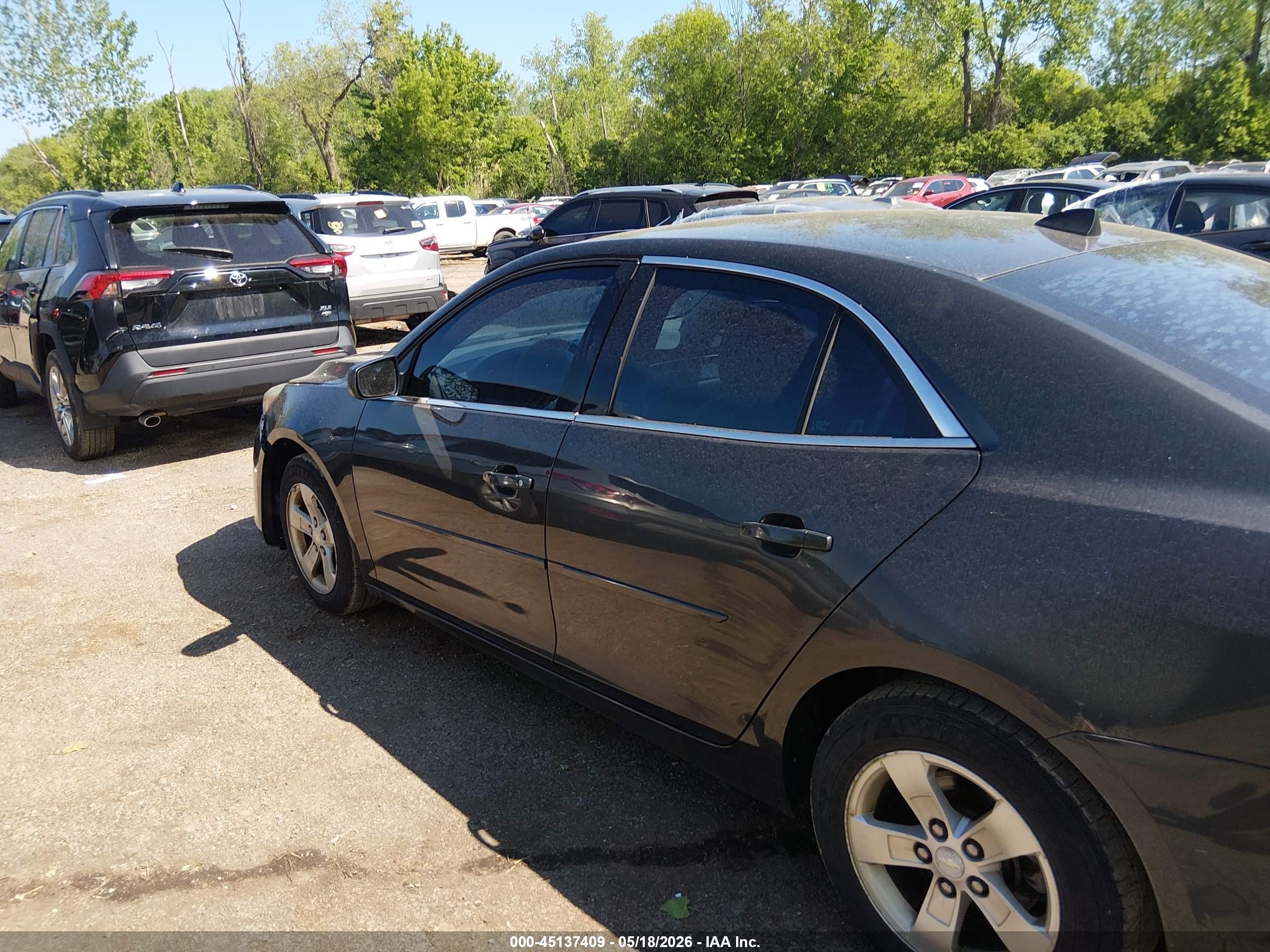 2014 Chevrolet Malibu 1ls Gray vin: 1G11B5SL0EF213756