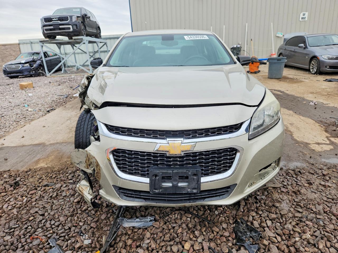 2014 Chevrolet Malibu Ls Cream vin: 1G11B5SL0EF217676