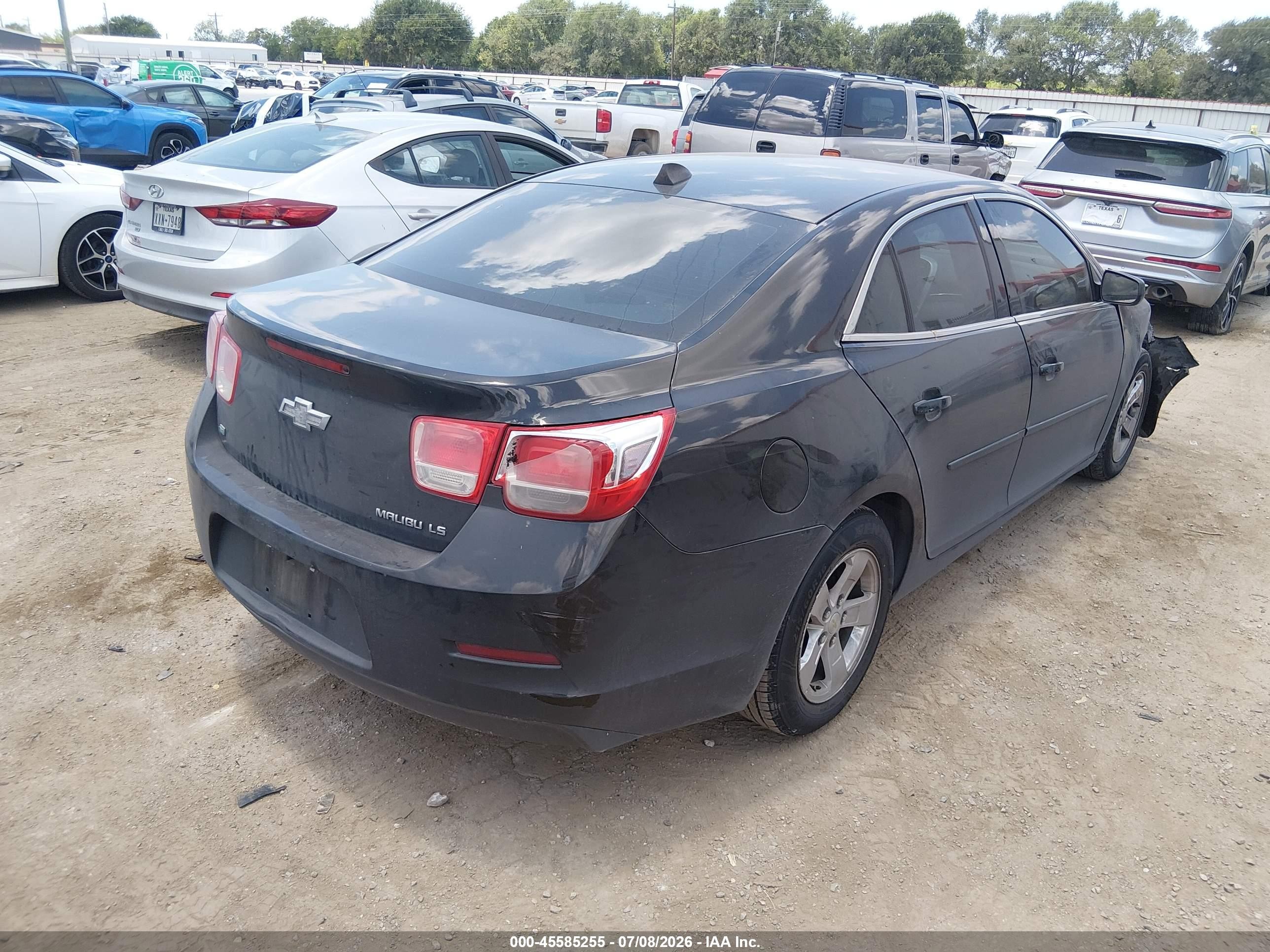 2014 Chevrolet Malibu 1ls Black vin: 1G11B5SL0EF226510