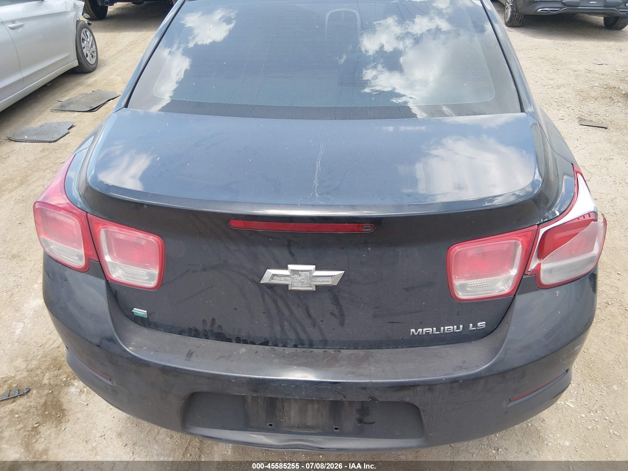 2014 Chevrolet Malibu 1ls Black vin: 1G11B5SL0EF226510