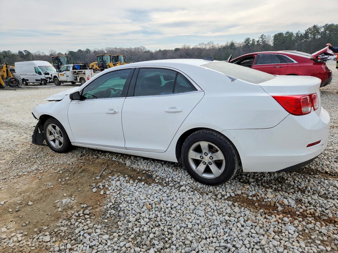 2014 Chevrolet Malibu Ls White vin: 1G11B5SL0EF228922