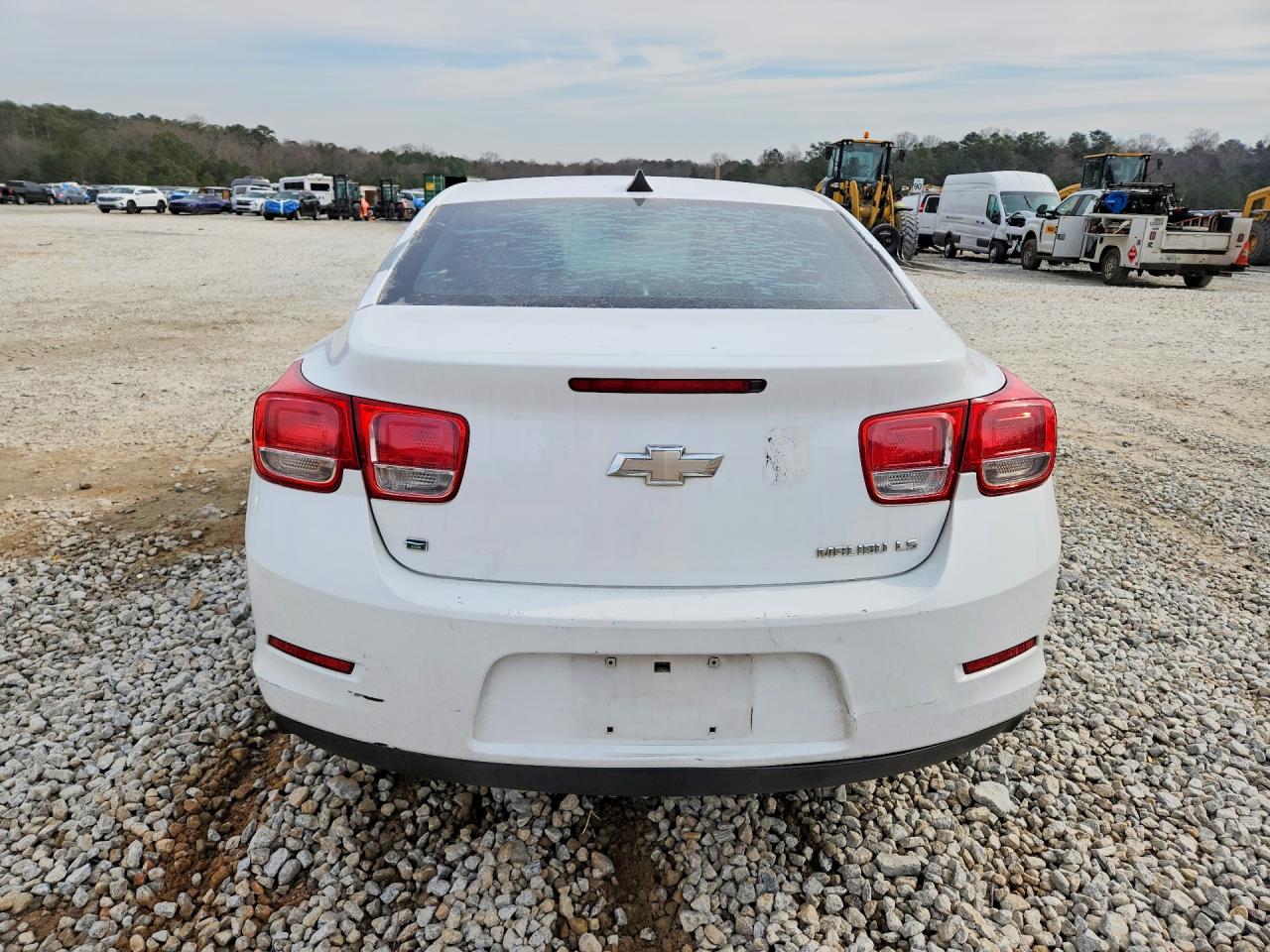 2014 Chevrolet Malibu Ls White vin: 1G11B5SL0EF228922