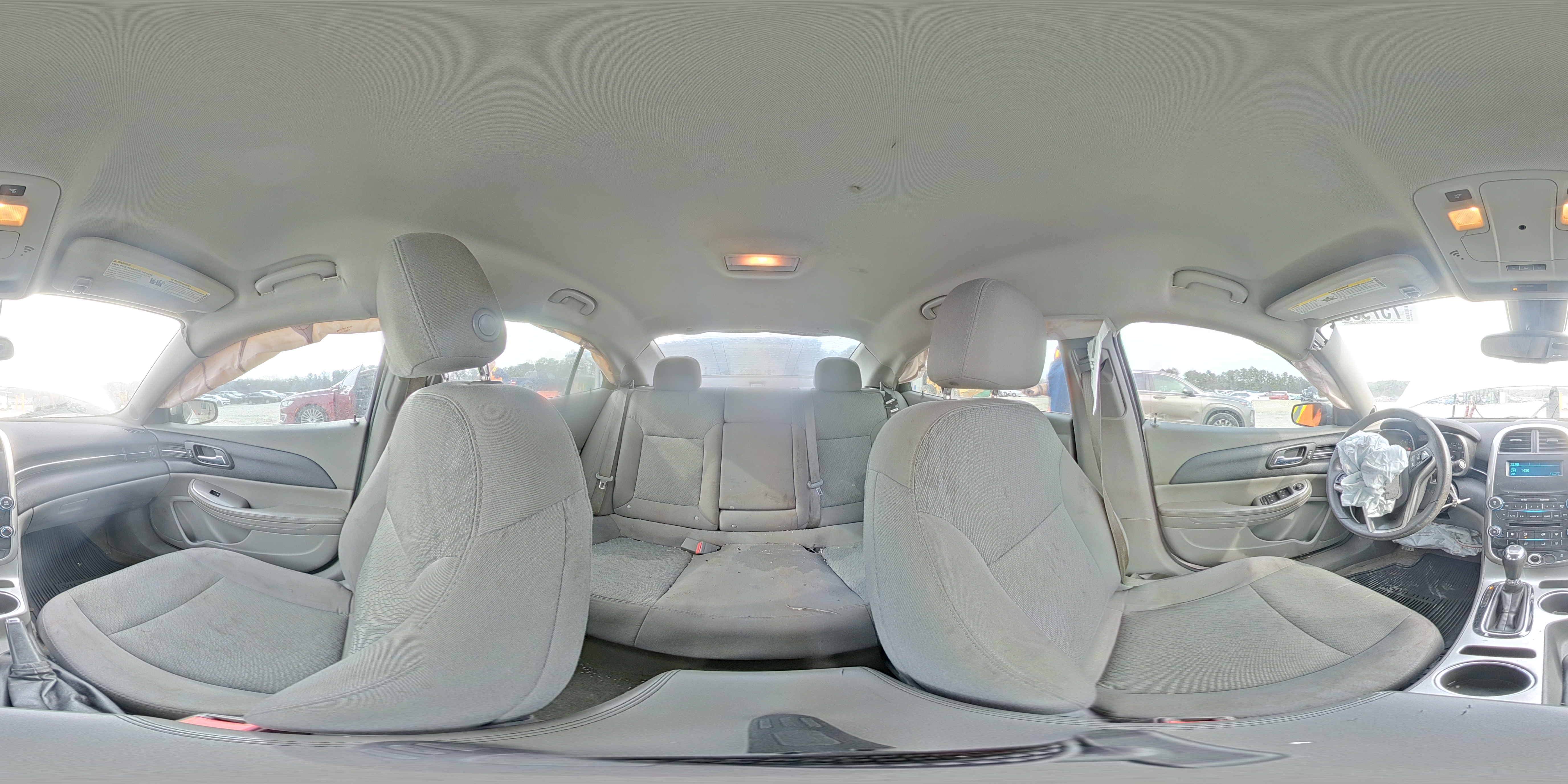 2014 Chevrolet Malibu Ls White vin: 1G11B5SL0EF228922