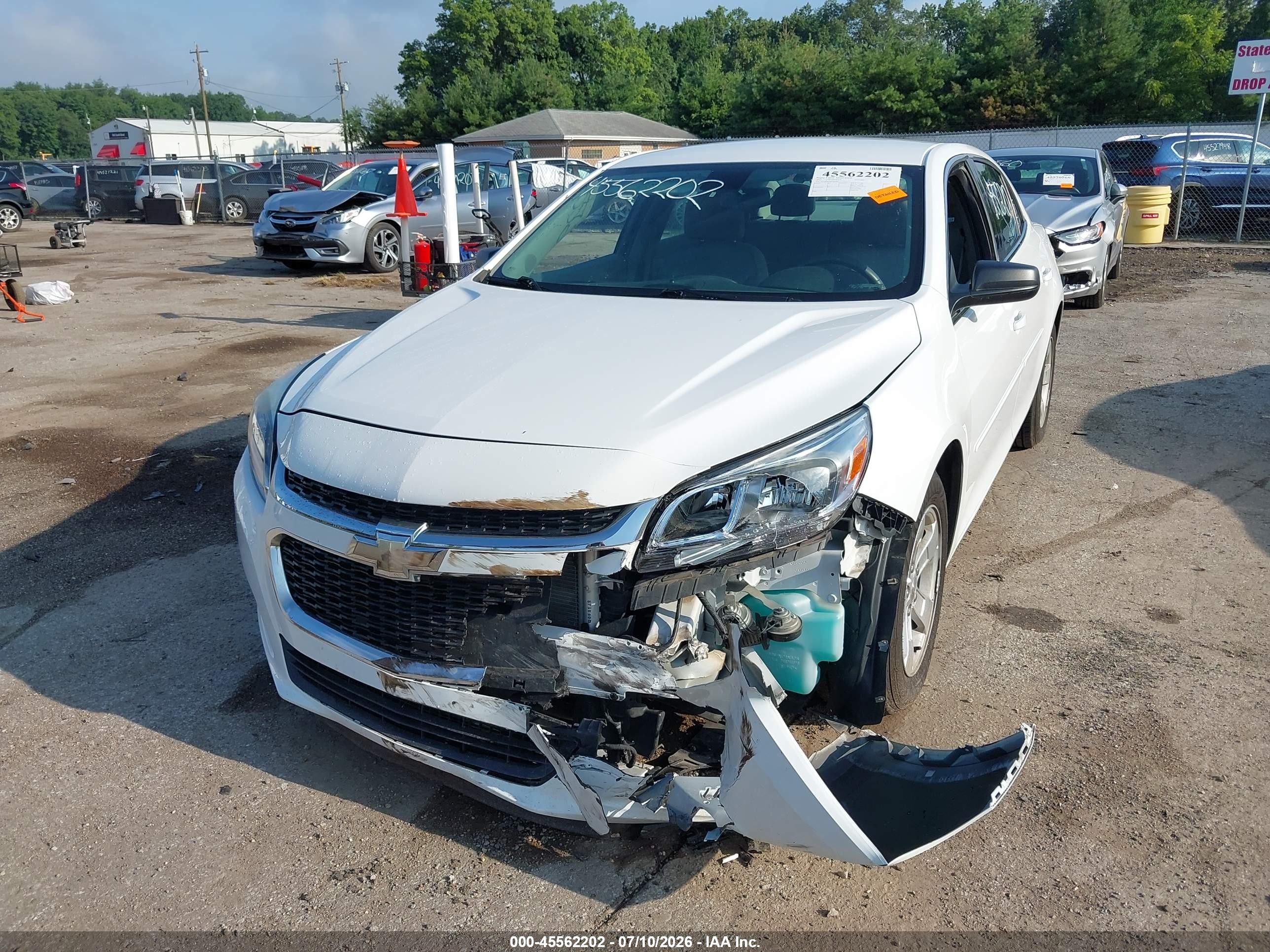 2014 Chevrolet Malibu 1ls White vin: 1G11B5SL0EF247065