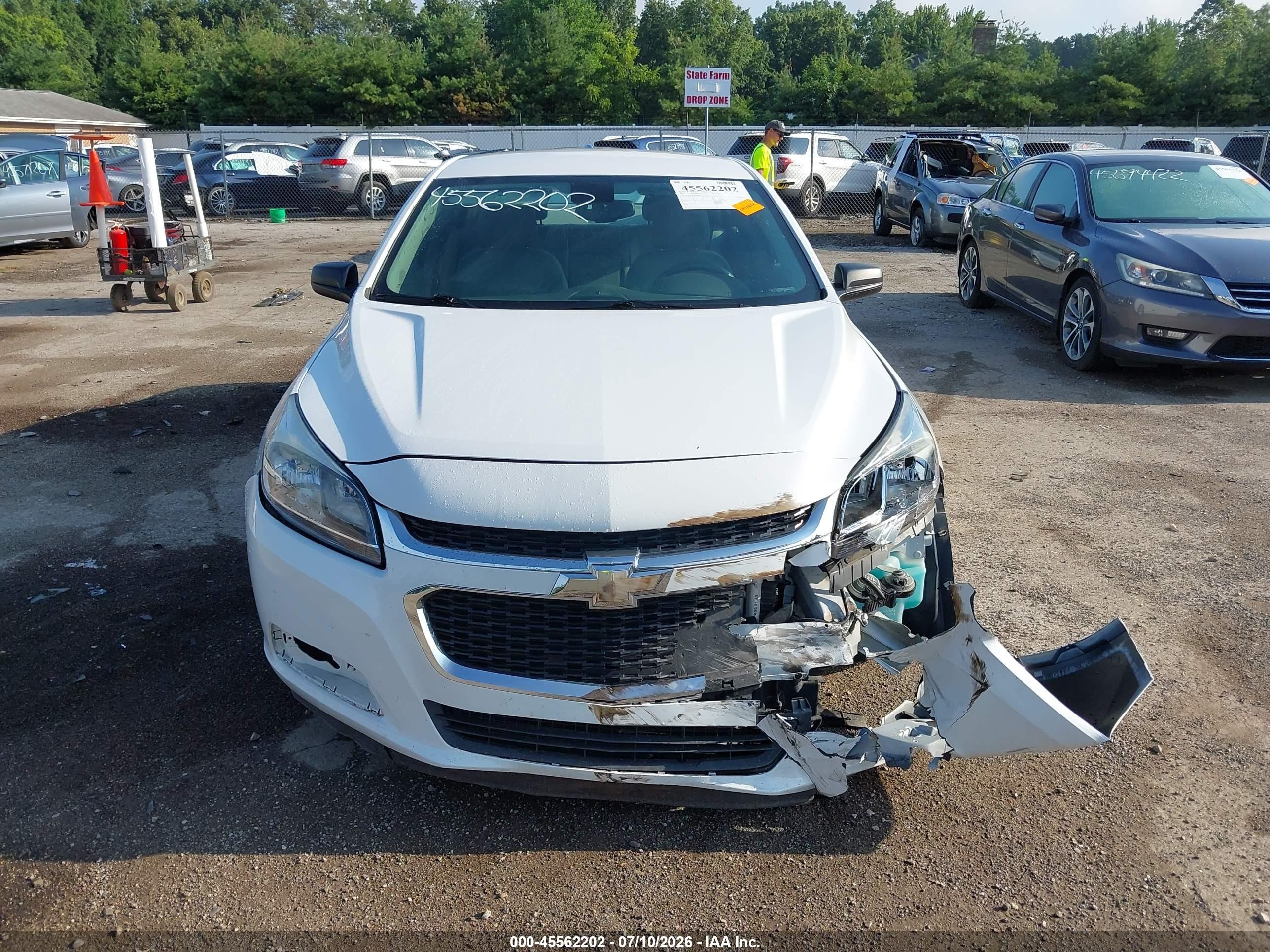2014 Chevrolet Malibu 1ls White vin: 1G11B5SL0EF247065