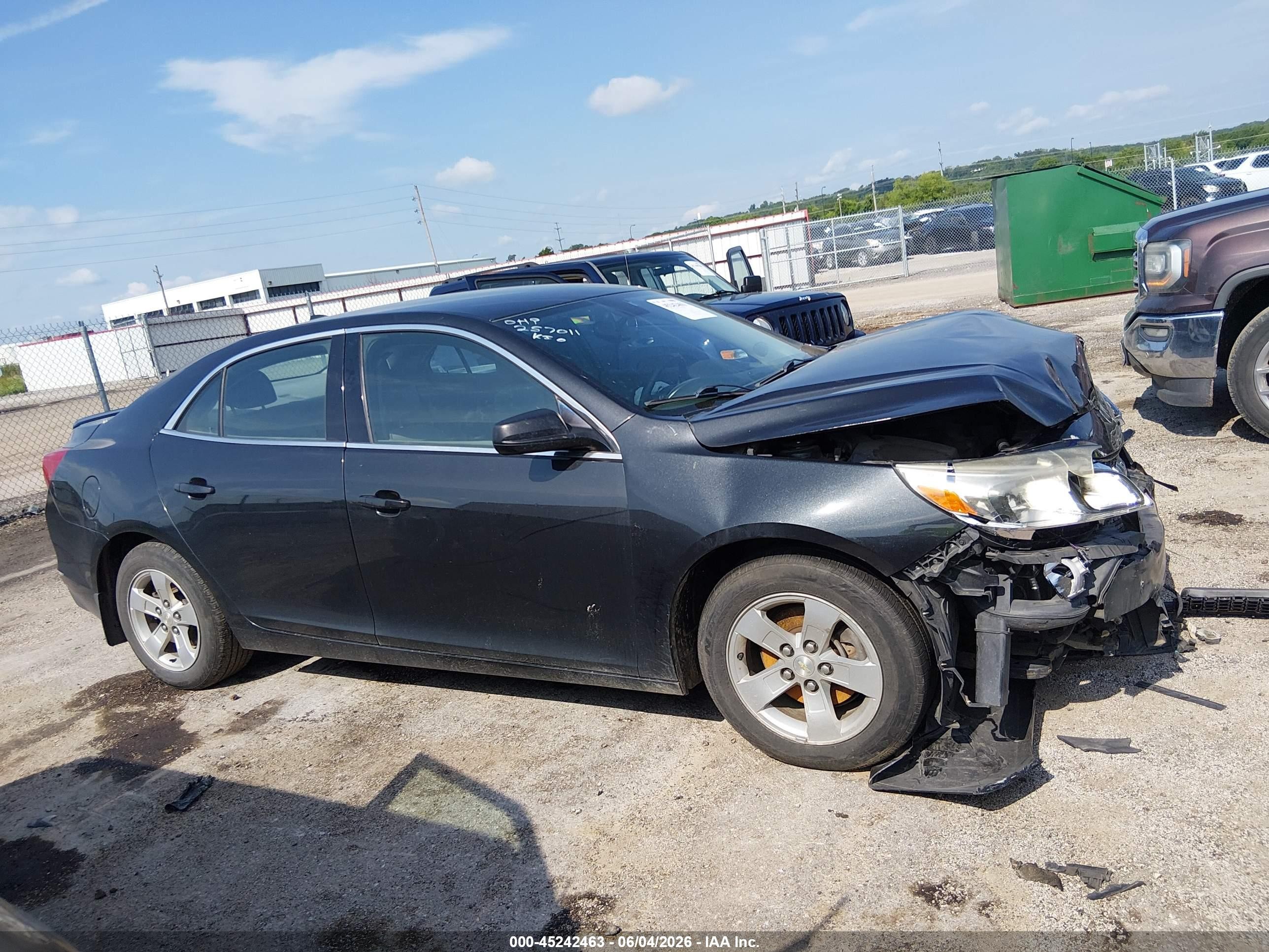 2014 Chevrolet Malibu 1ls Gray vin: 1G11B5SL0EF276131