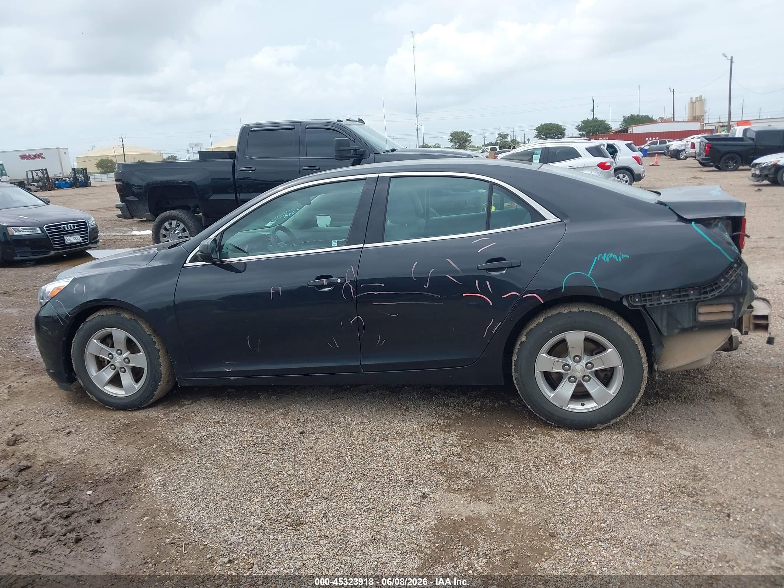2015 Chevrolet Malibu Ls Black vin: 1G11B5SL0FF191601