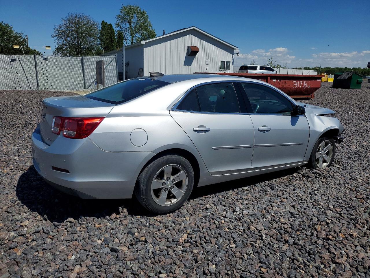 2015 Chevrolet Malibu Ls Silver vin: 1G11B5SL0FF235984