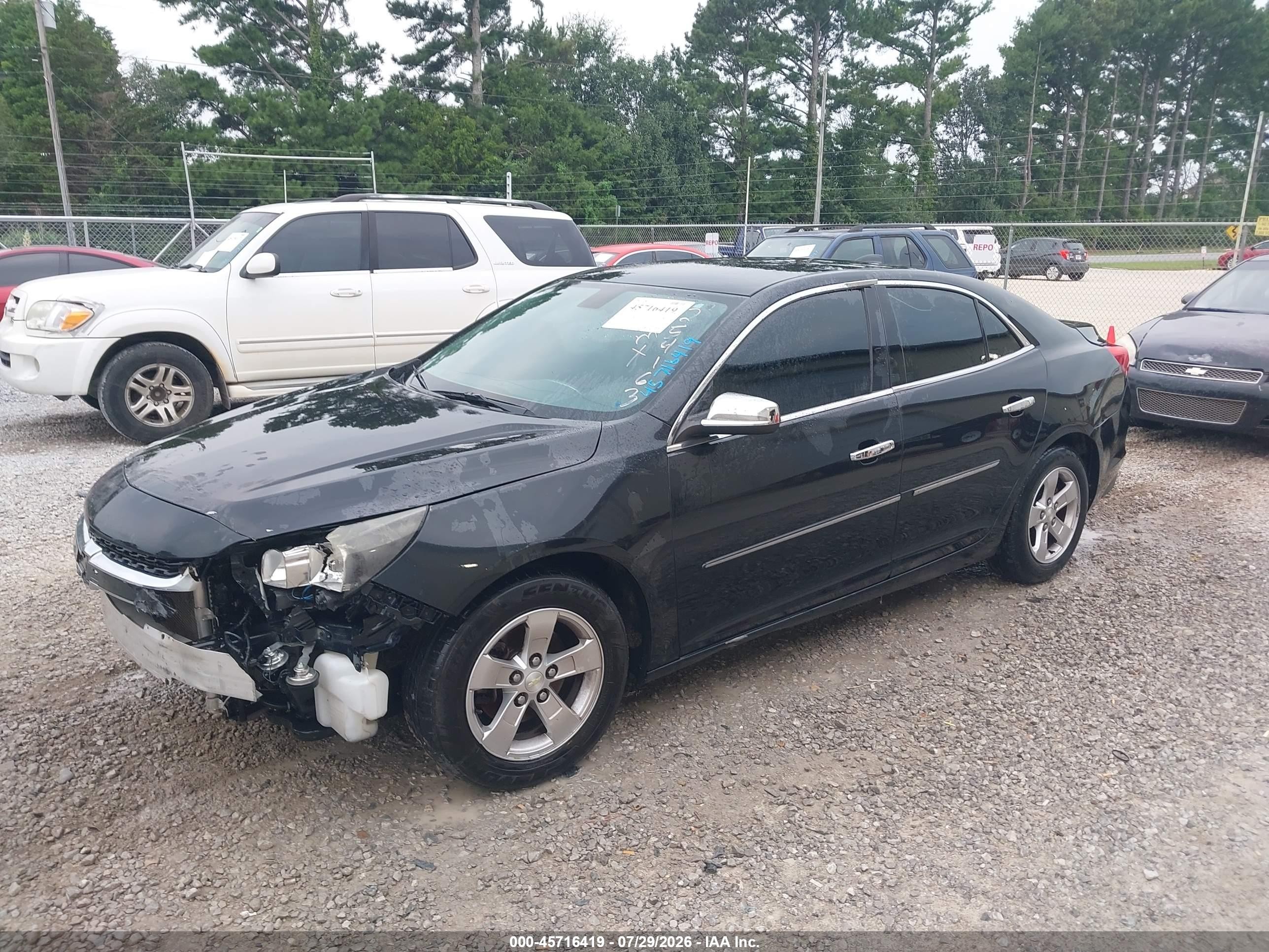 2015 Chevrolet Malibu Ls Black vin: 1G11B5SL0FF254163