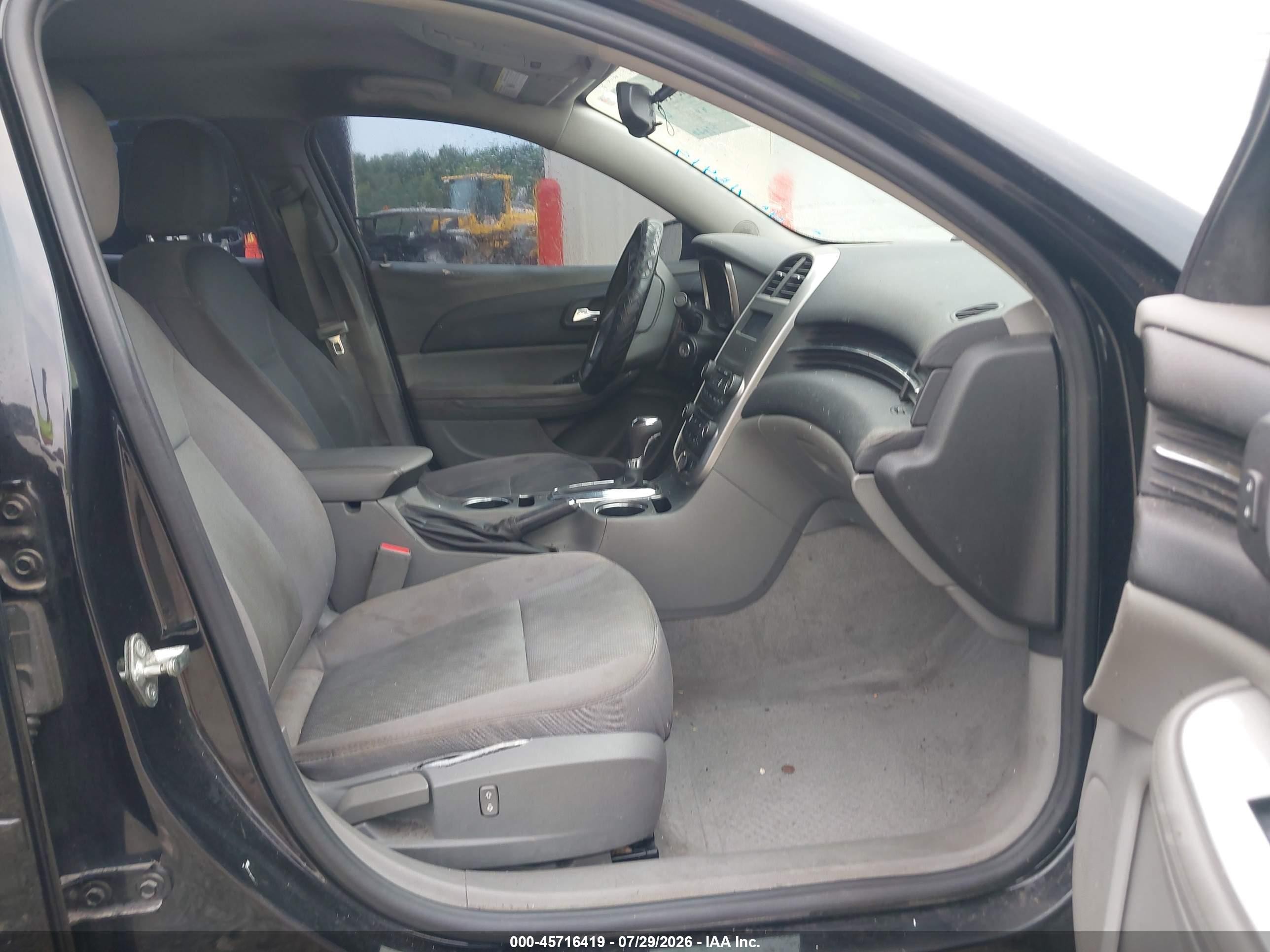 2015 Chevrolet Malibu Ls Black vin: 1G11B5SL0FF254163
