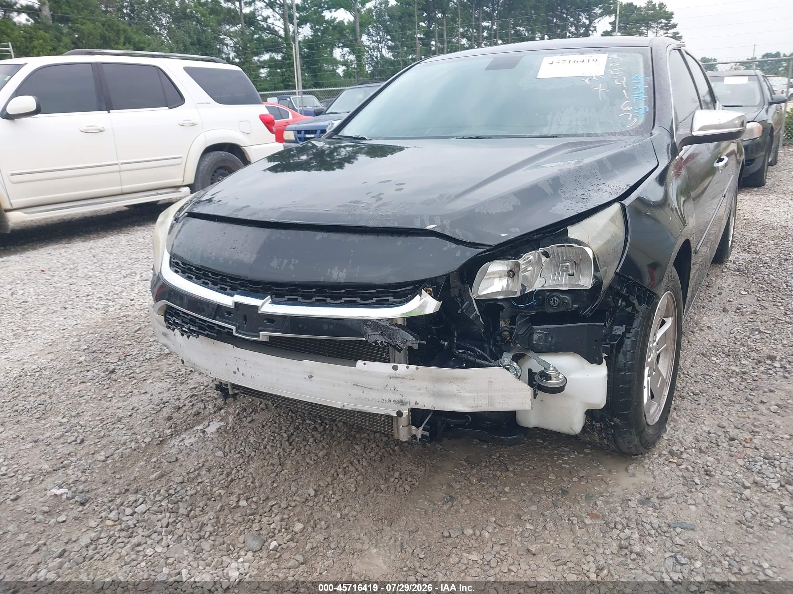 2015 Chevrolet Malibu Ls Black vin: 1G11B5SL0FF254163
