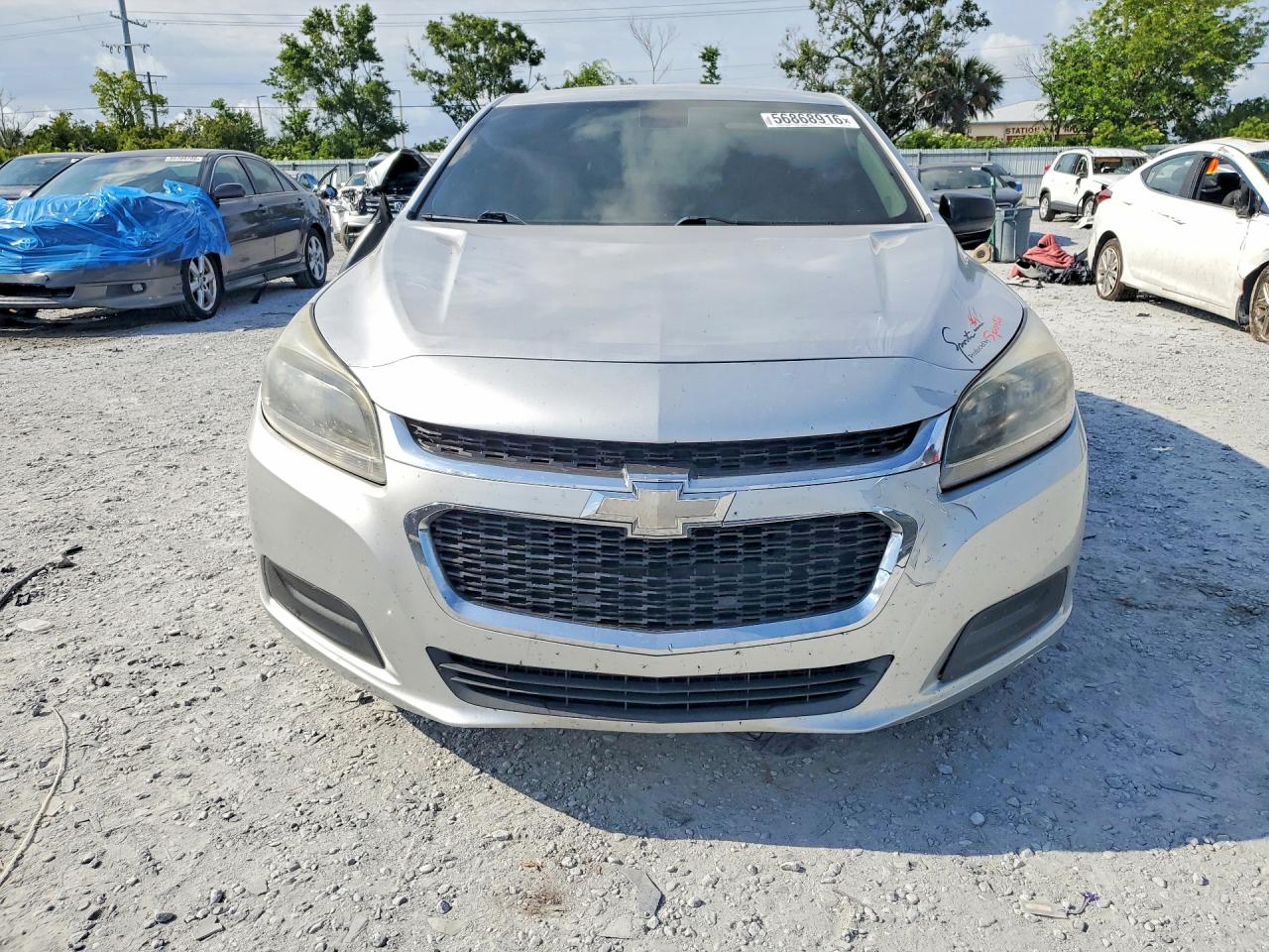 2015 Chevrolet Malibu Ls Silver vin: 1G11B5SL0FF272517