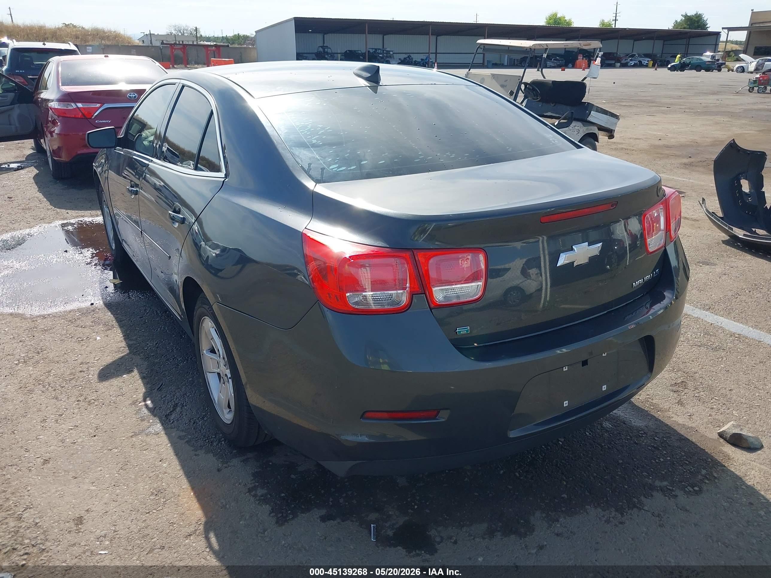 2015 Chevrolet Malibu Ls Gray vin: 1G11B5SL0FF302776