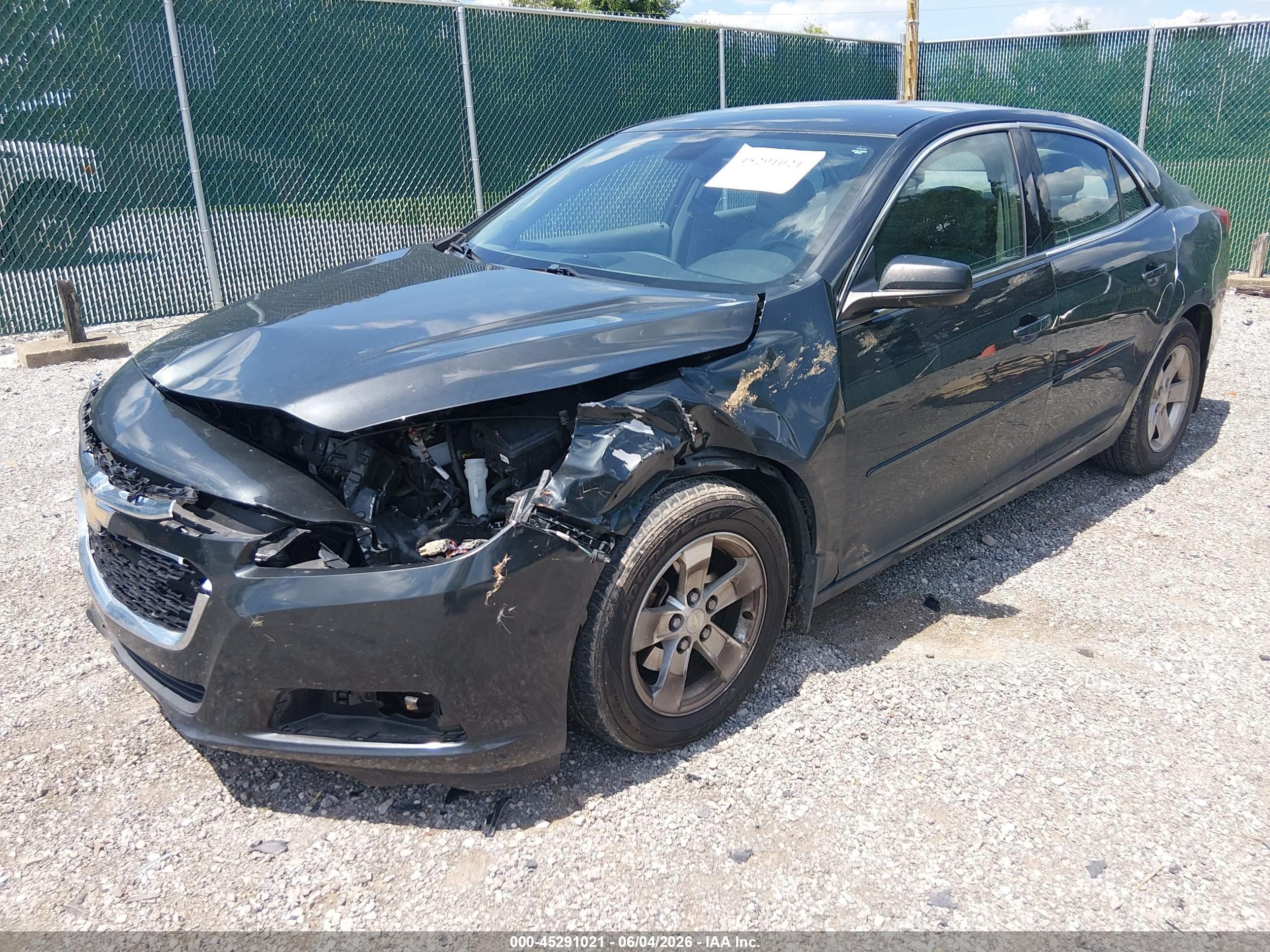 2015 Chevrolet Malibu Ls Gray vin: 1G11B5SL0FF330965