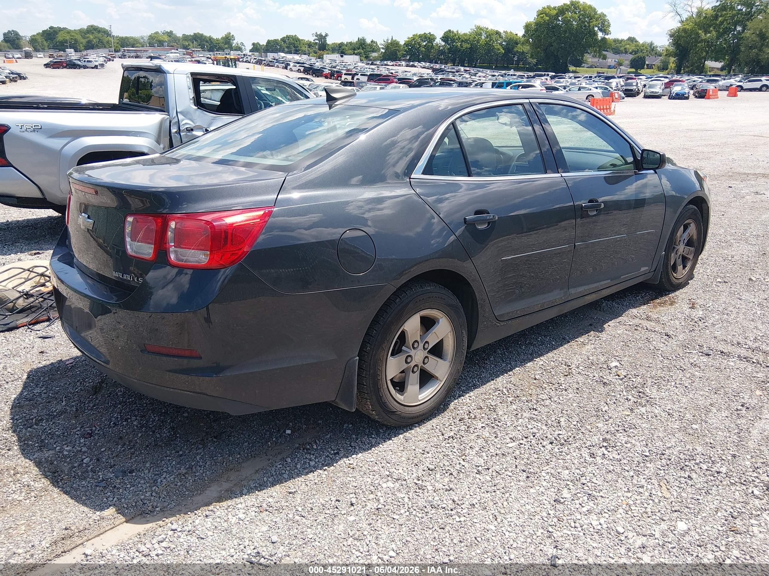 2015 Chevrolet Malibu Ls Gray vin: 1G11B5SL0FF330965