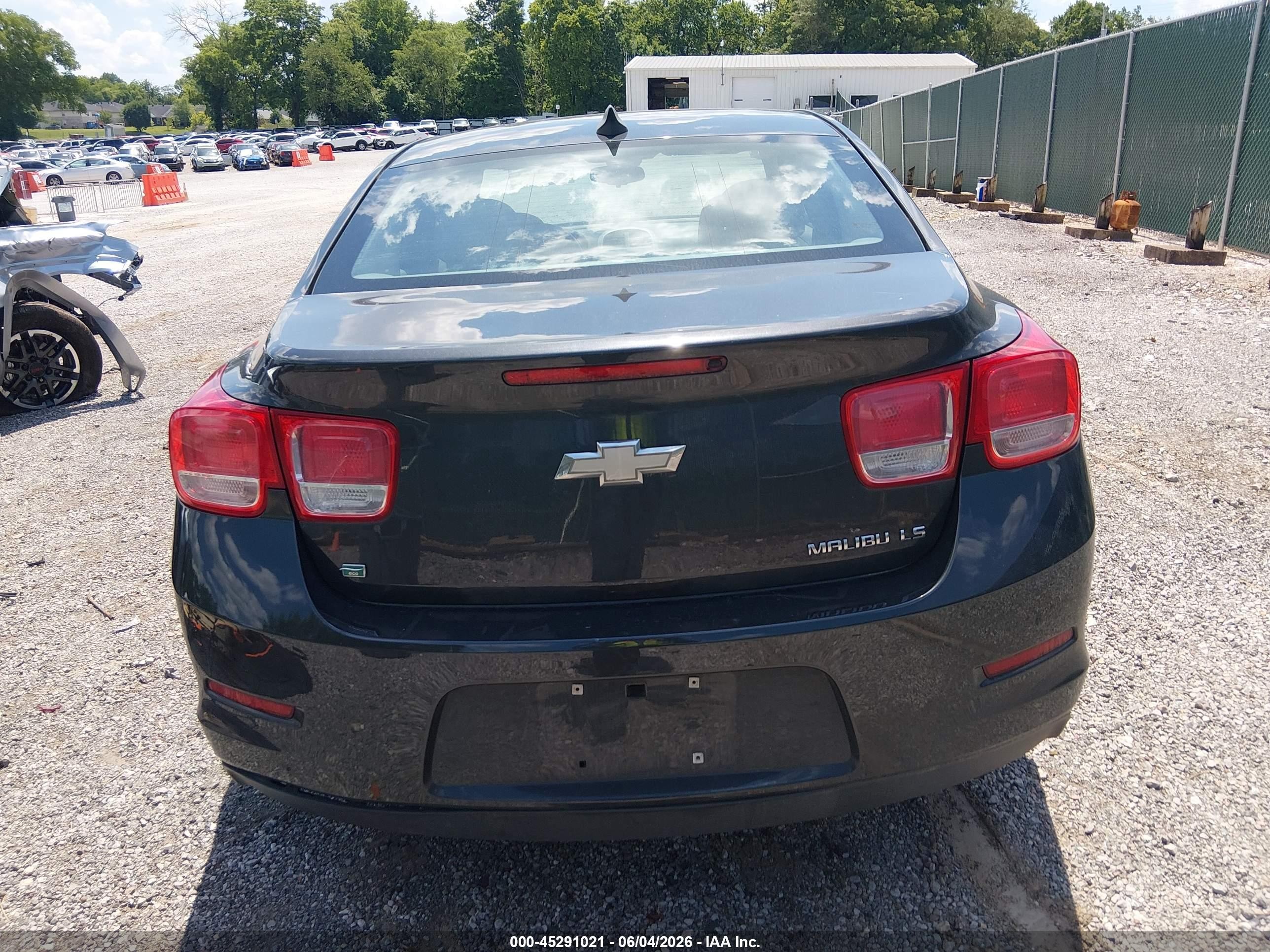 2015 Chevrolet Malibu Ls Gray vin: 1G11B5SL0FF330965