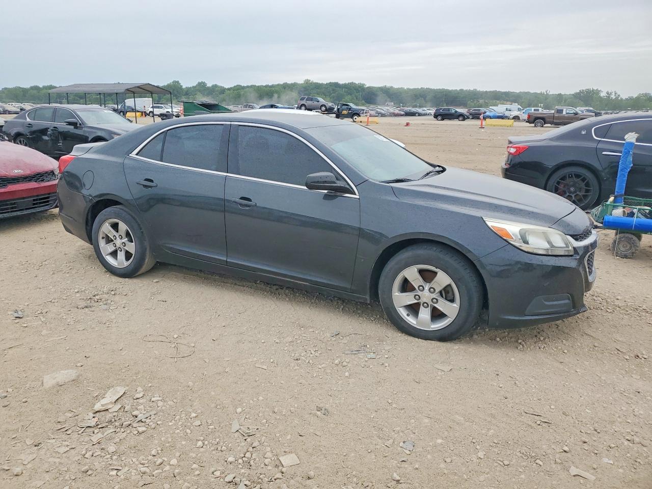 2015 Chevrolet Malibu Ls Black vin: 1G11B5SL0FF337690