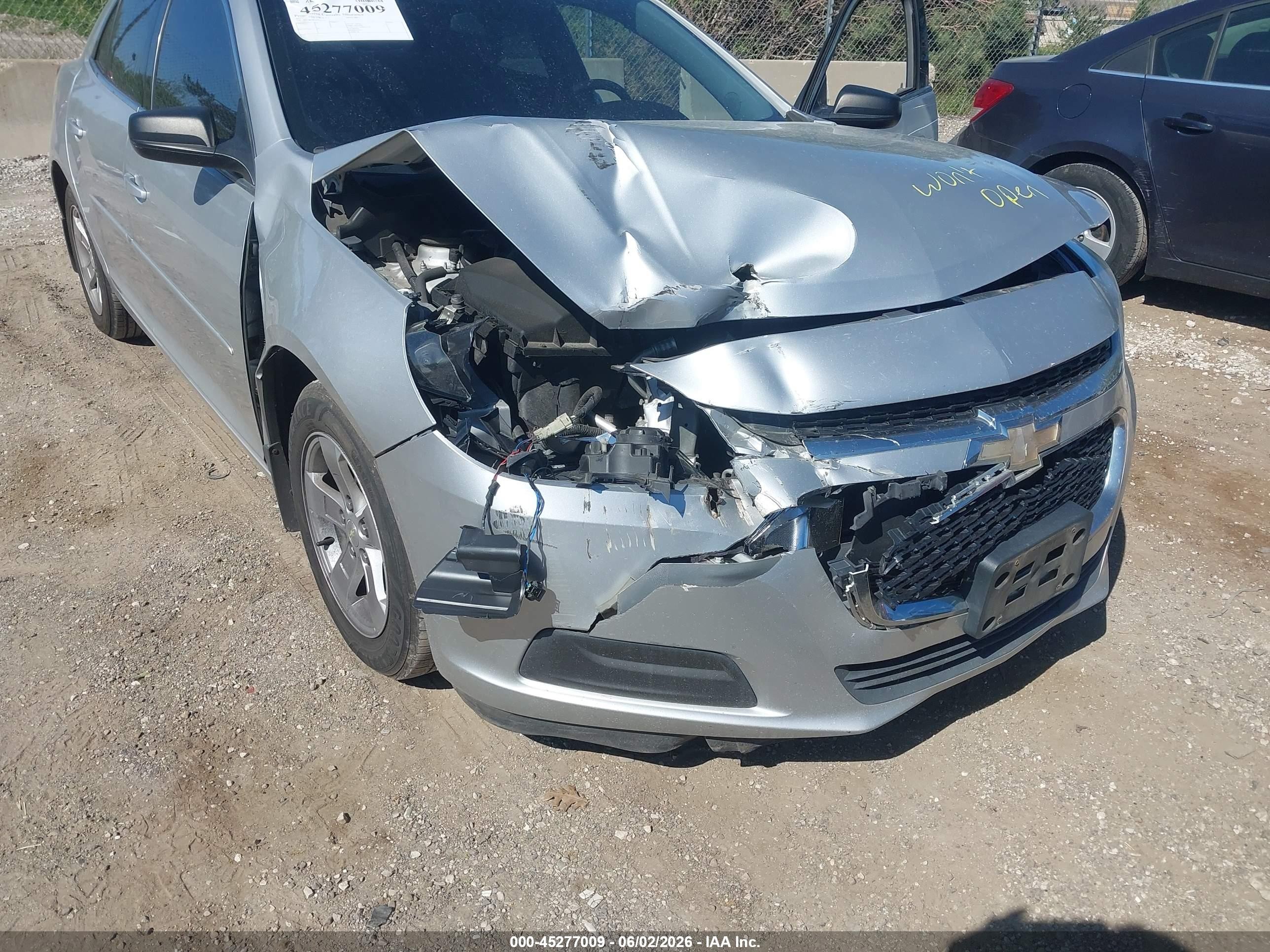 2014 Chevrolet Malibu 1ls Silver vin: 1G11B5SL1EF123323