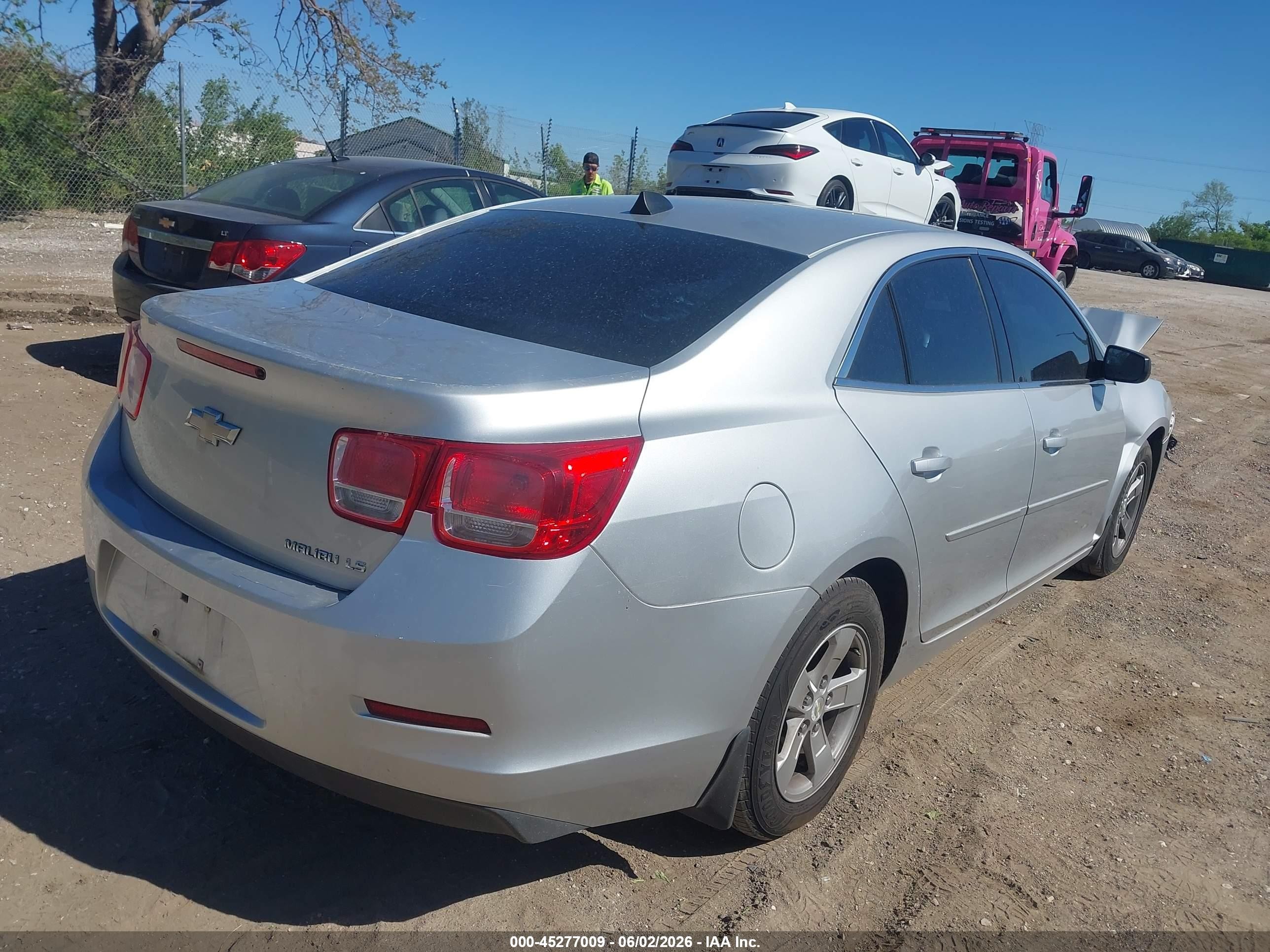 2014 Chevrolet Malibu 1ls Silver vin: 1G11B5SL1EF123323