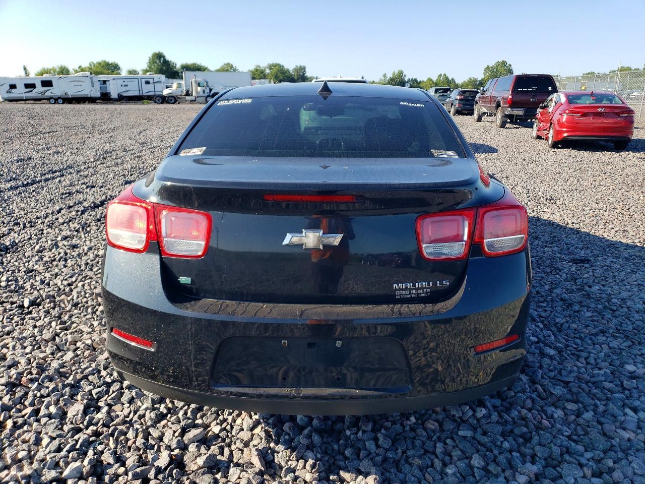 2014 Chevrolet Malibu Ls Black vin: 1G11B5SL1EF223101