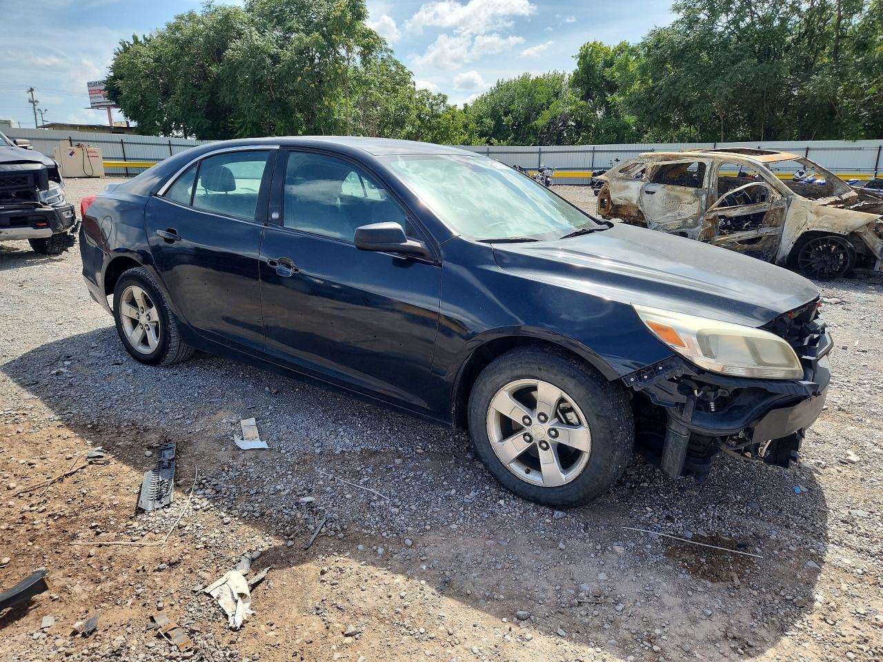 2014 Chevrolet Malibu Ls Black vin: 1G11B5SL1EF242568