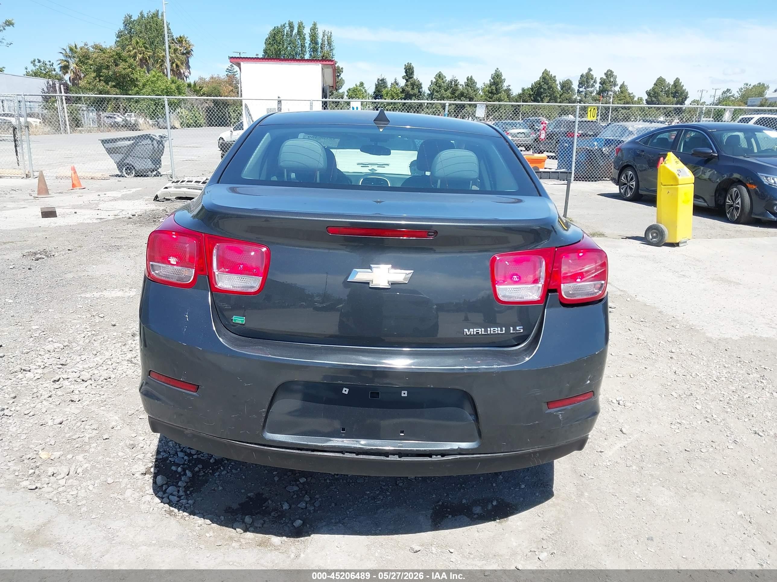 2014 Chevrolet Malibu 1ls Gray vin: 1G11B5SL1EF291396