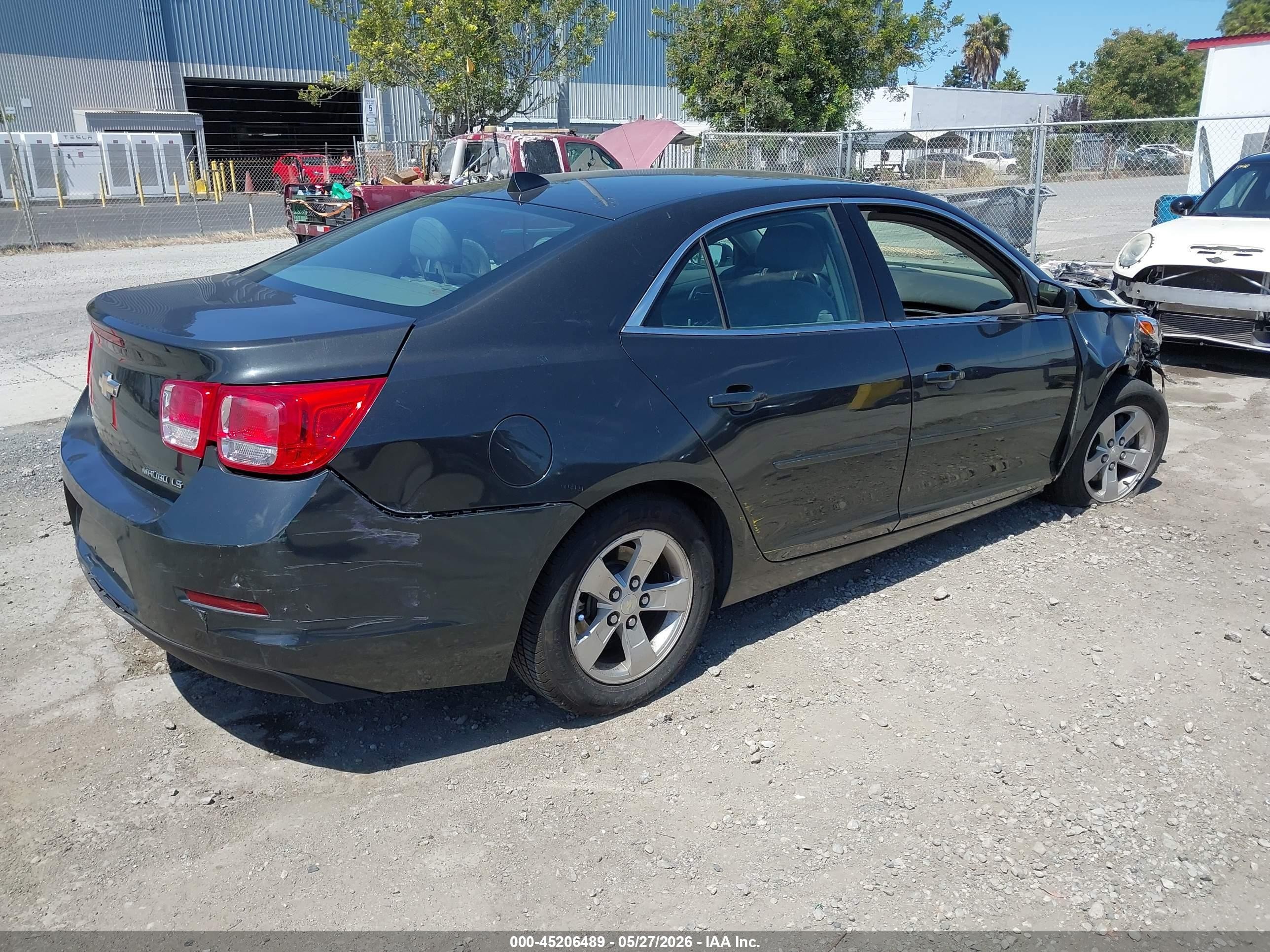 2014 Chevrolet Malibu 1ls Gray vin: 1G11B5SL1EF291396