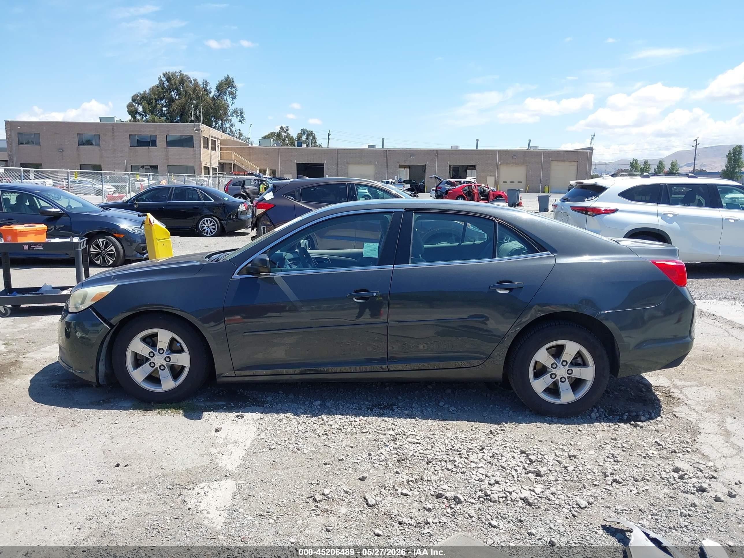 2014 Chevrolet Malibu 1ls Gray vin: 1G11B5SL1EF291396