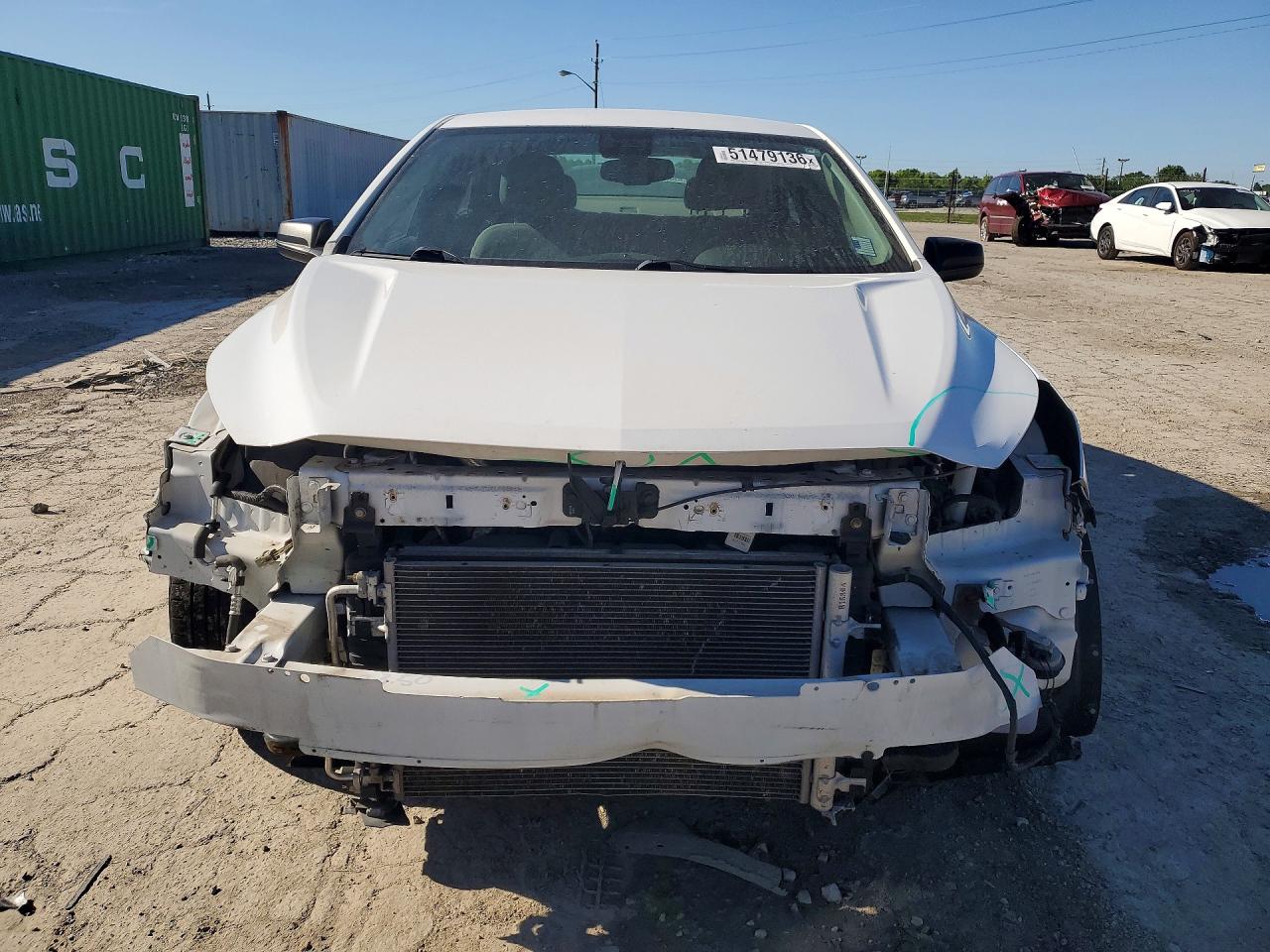 2015 Chevrolet Malibu Ls White vin: 1G11B5SL1FF105311