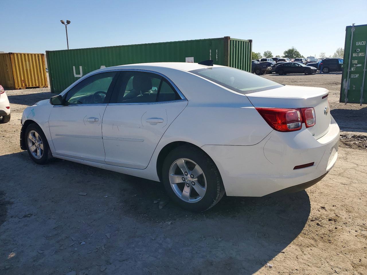 2015 Chevrolet Malibu Ls White vin: 1G11B5SL1FF105311