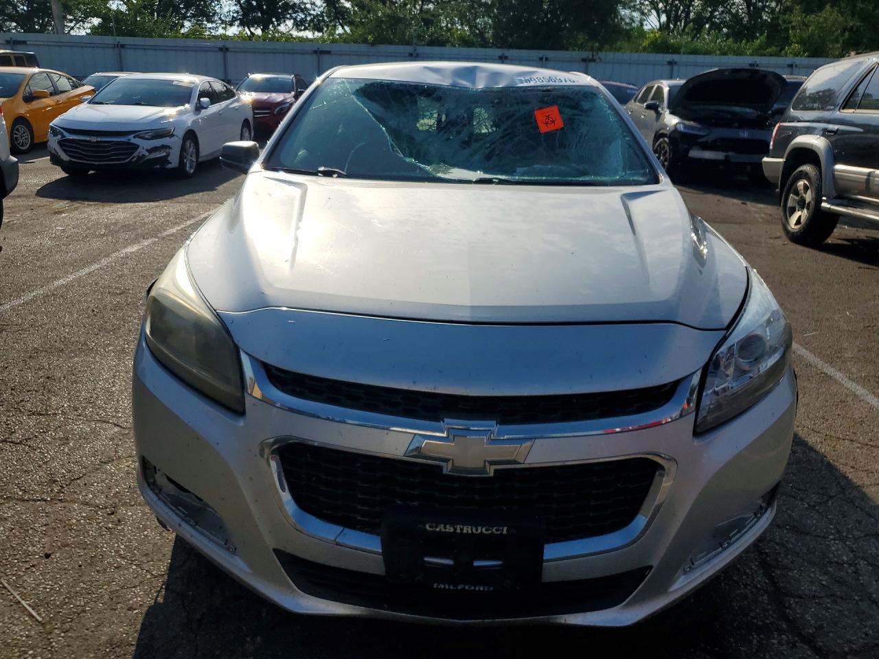 2015 Chevrolet Malibu Ls Silver vin: 1G11B5SL1FF195429