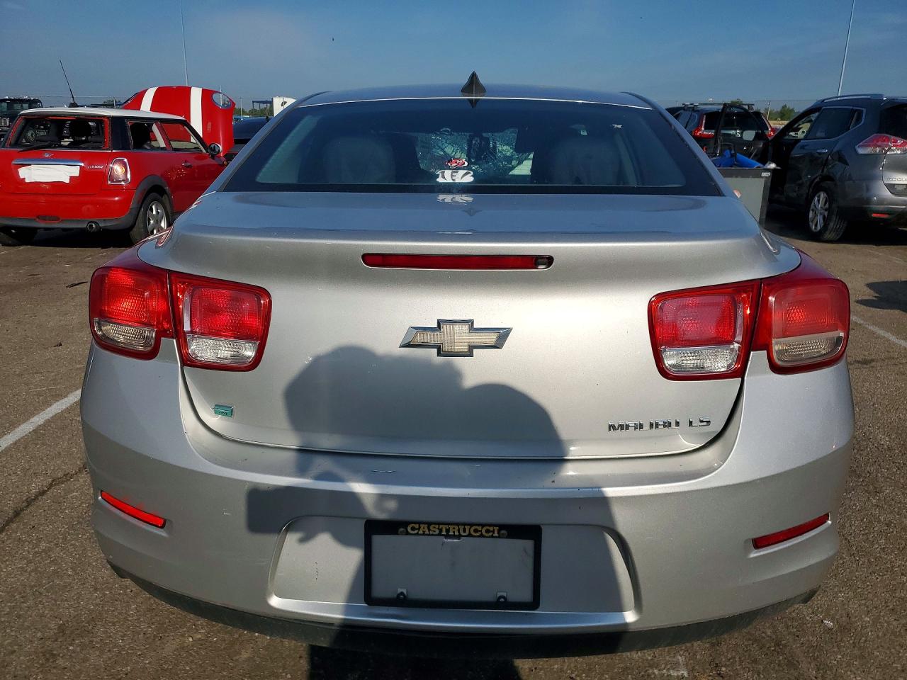 2015 Chevrolet Malibu Ls Silver vin: 1G11B5SL1FF195429