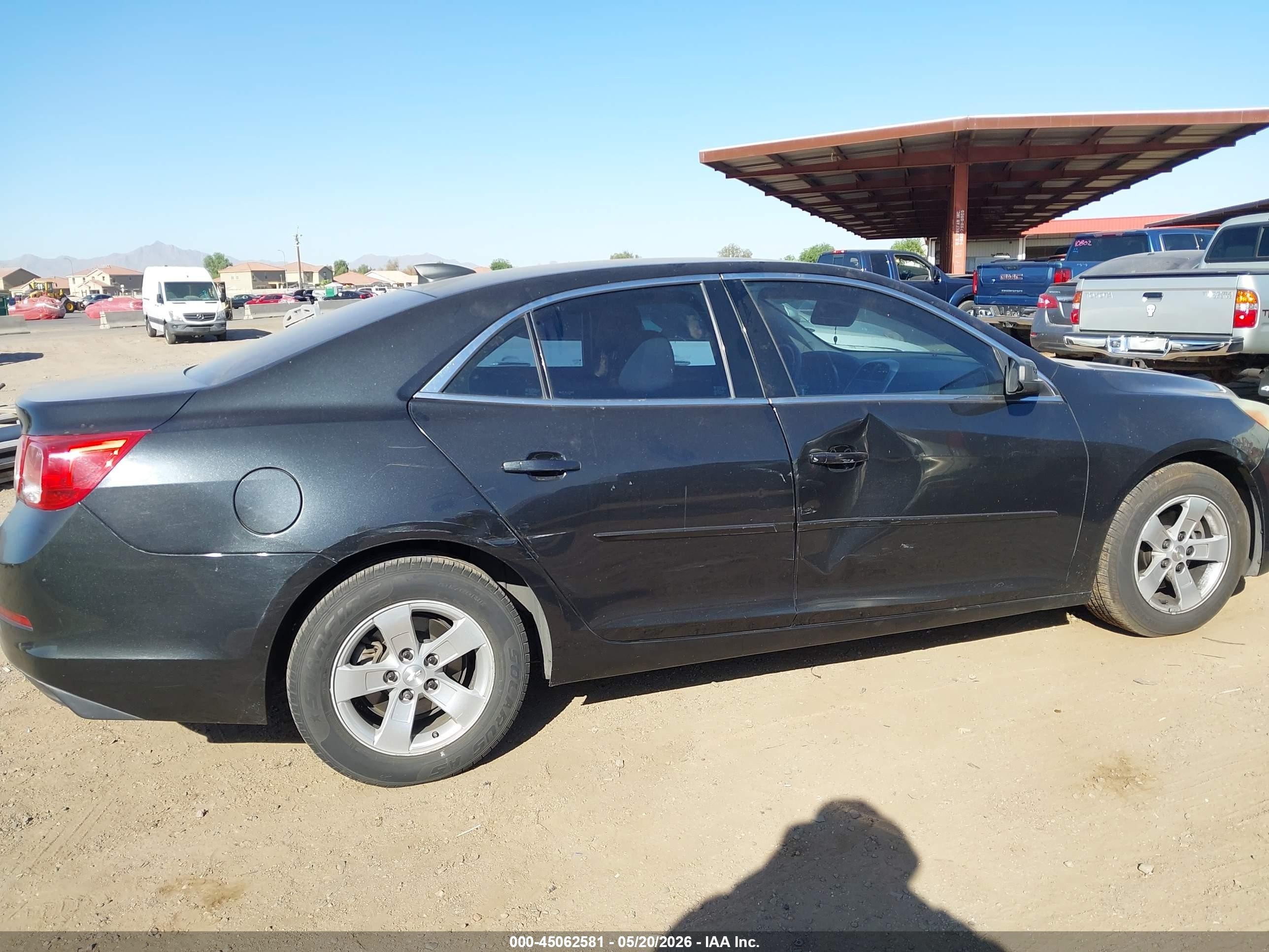 2015 Chevrolet Malibu Ls Black vin: 1G11B5SL1FF220670