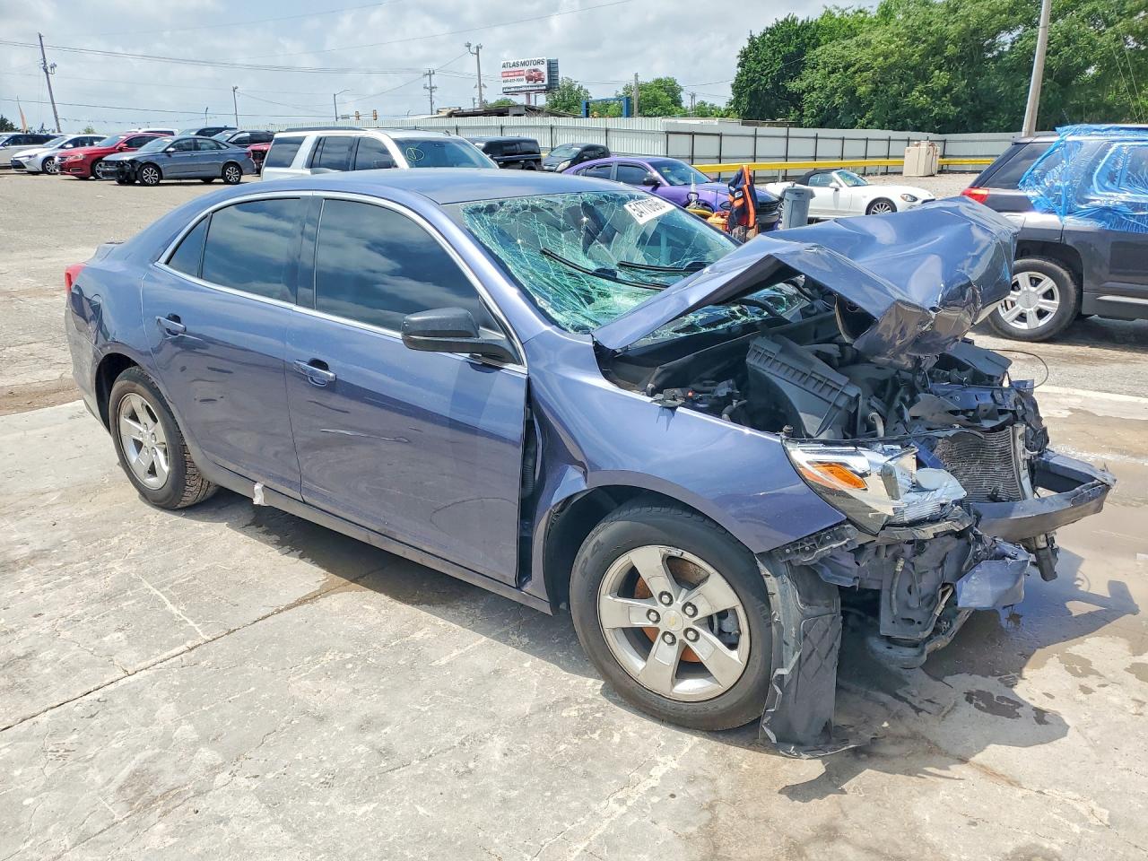 2015 Chevrolet Malibu Ls Blue vin: 1G11B5SL1FF237534