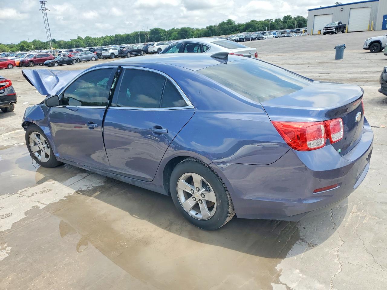 2015 Chevrolet Malibu Ls Blue vin: 1G11B5SL1FF237534