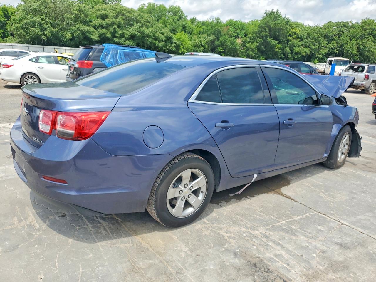 2015 Chevrolet Malibu Ls Blue vin: 1G11B5SL1FF237534
