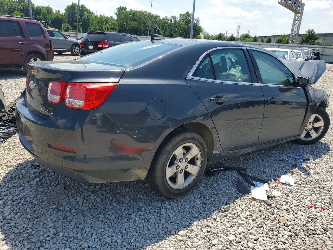 2015 Chevrolet Malibu Ls Black vin: 1G11B5SL1FF255791
